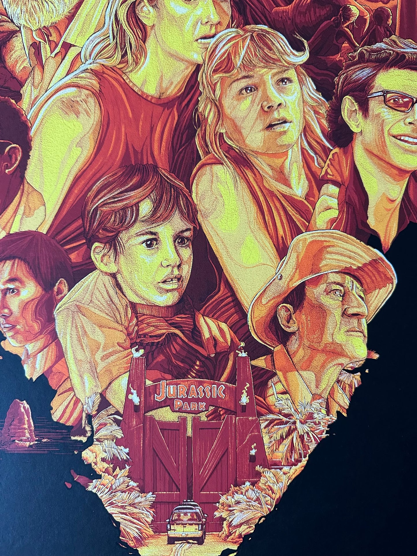 Tavo Montanez – Jurassic Park, 24 x 36 in, poster, image 6
