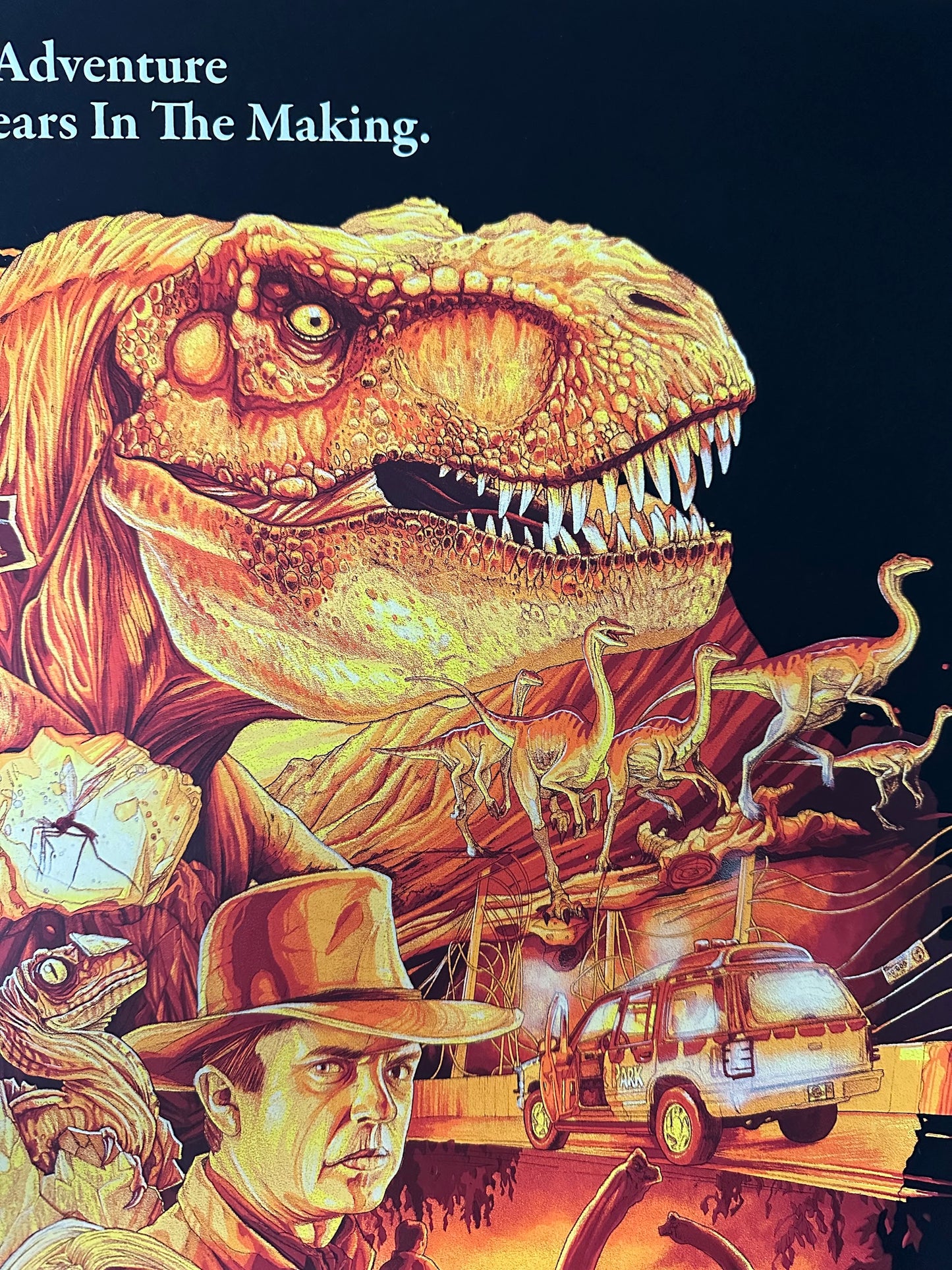 Tavo Montanez – Jurassic Park, 24 x 36 in, poster, image 2
