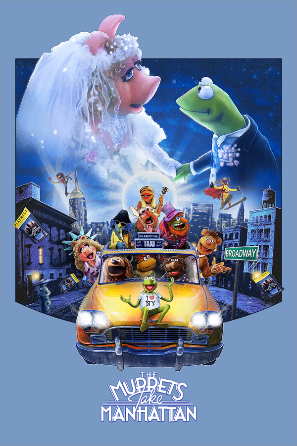 Kevin Wilson - Muppets take Manhattan 24x36 movie poster - detail image 7