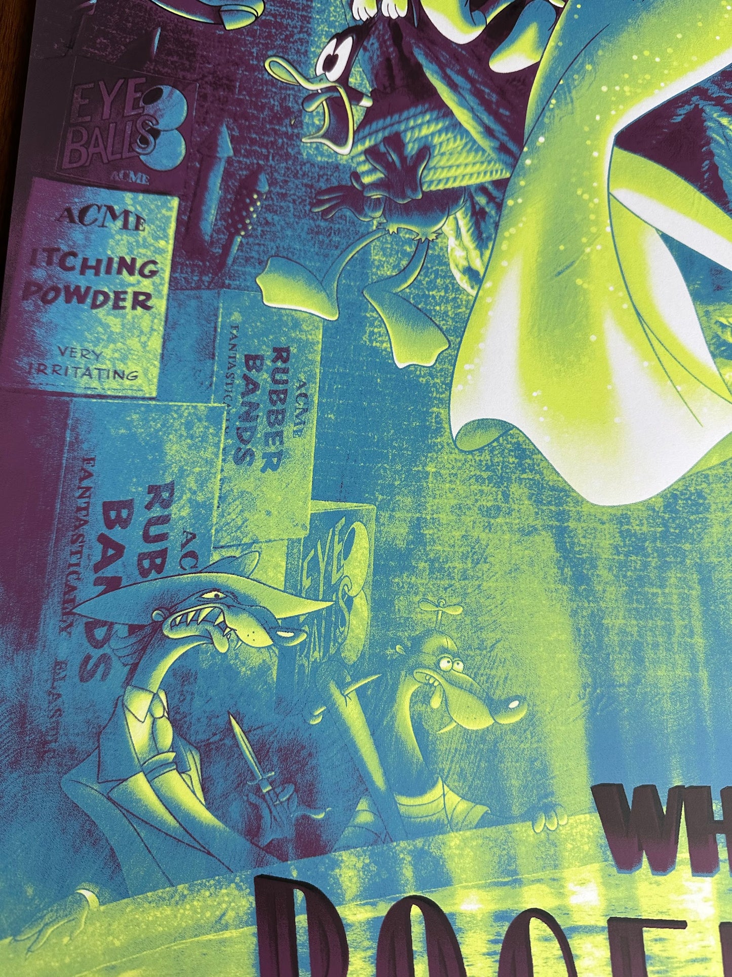 Kevin Wilson – Who Framed Roger Rabbit, 24 x 36 in, poster, image 5