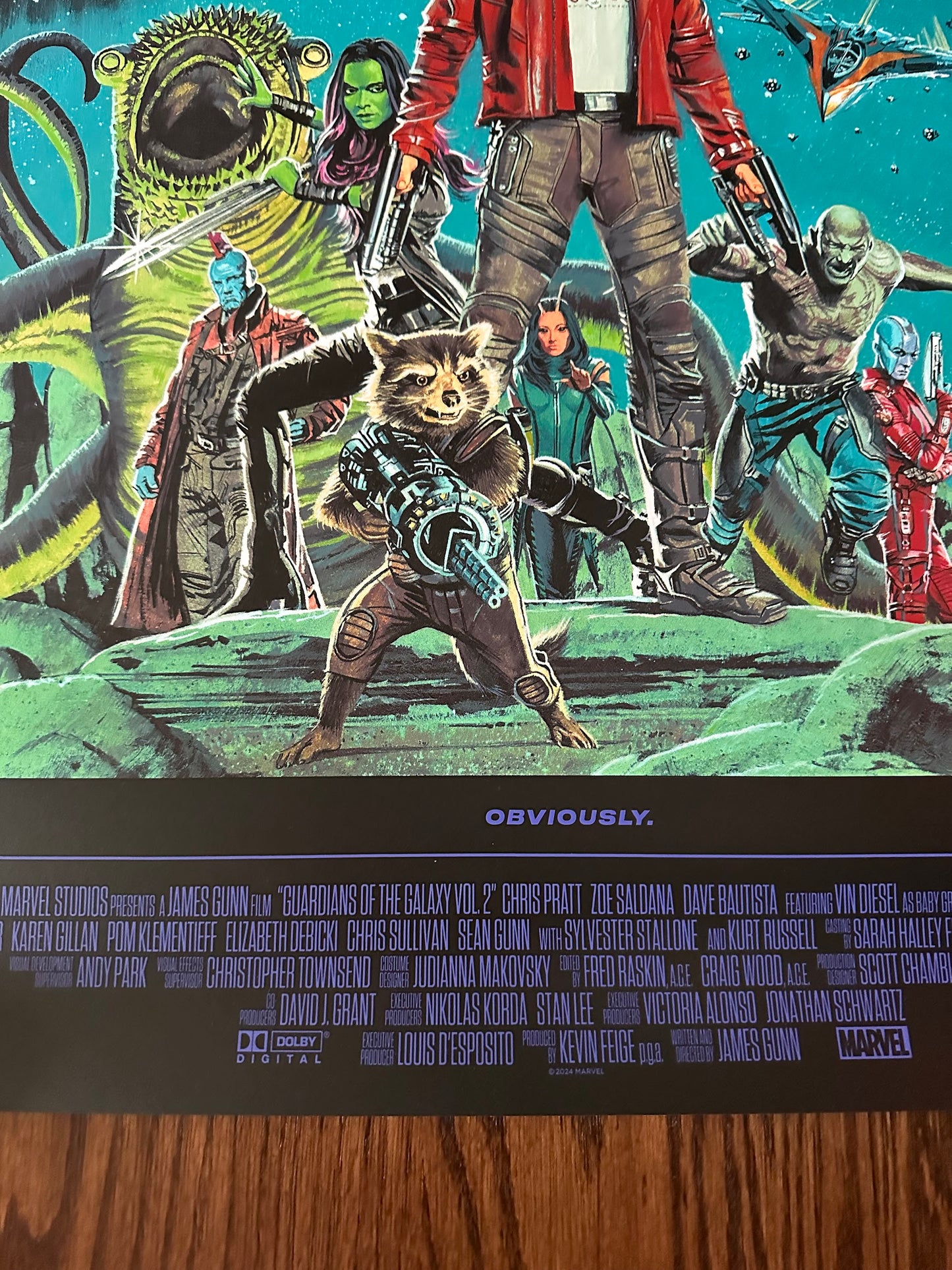Paul Mann – Guardians of the Galaxy 2, 24 x 36 in, poster, image 7