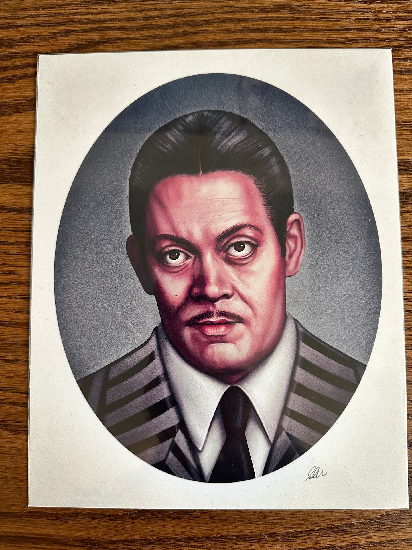 Sara Deck – Addams Family Portrait - Gomez Addams, 8 x 10 in, art print, image 2