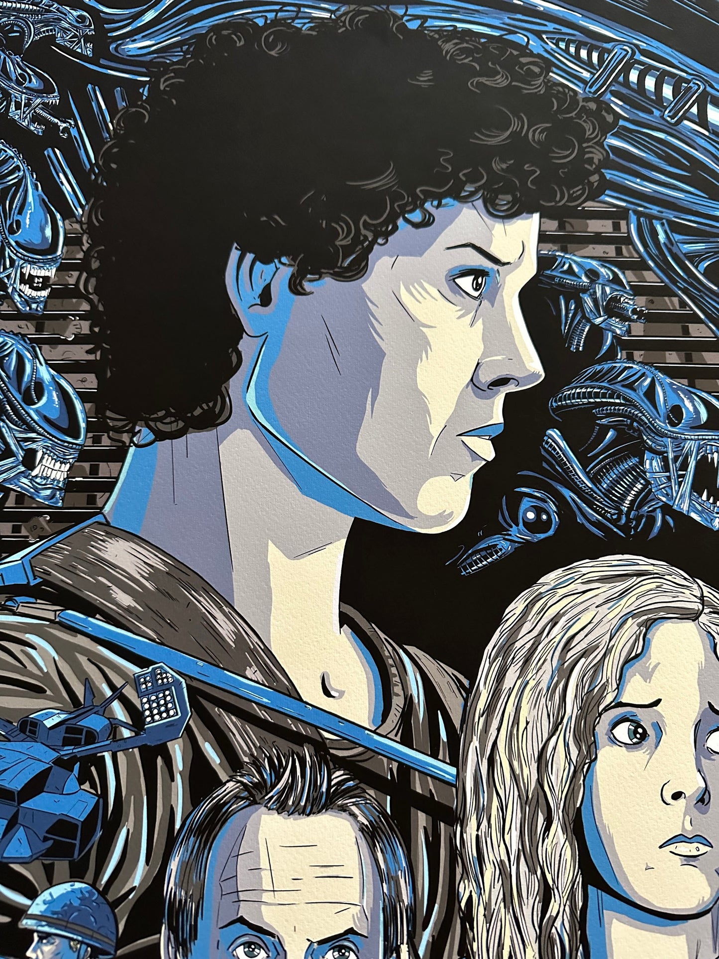 Aaron Haynes – Aliens, 24 x 36 in, poster, image 2