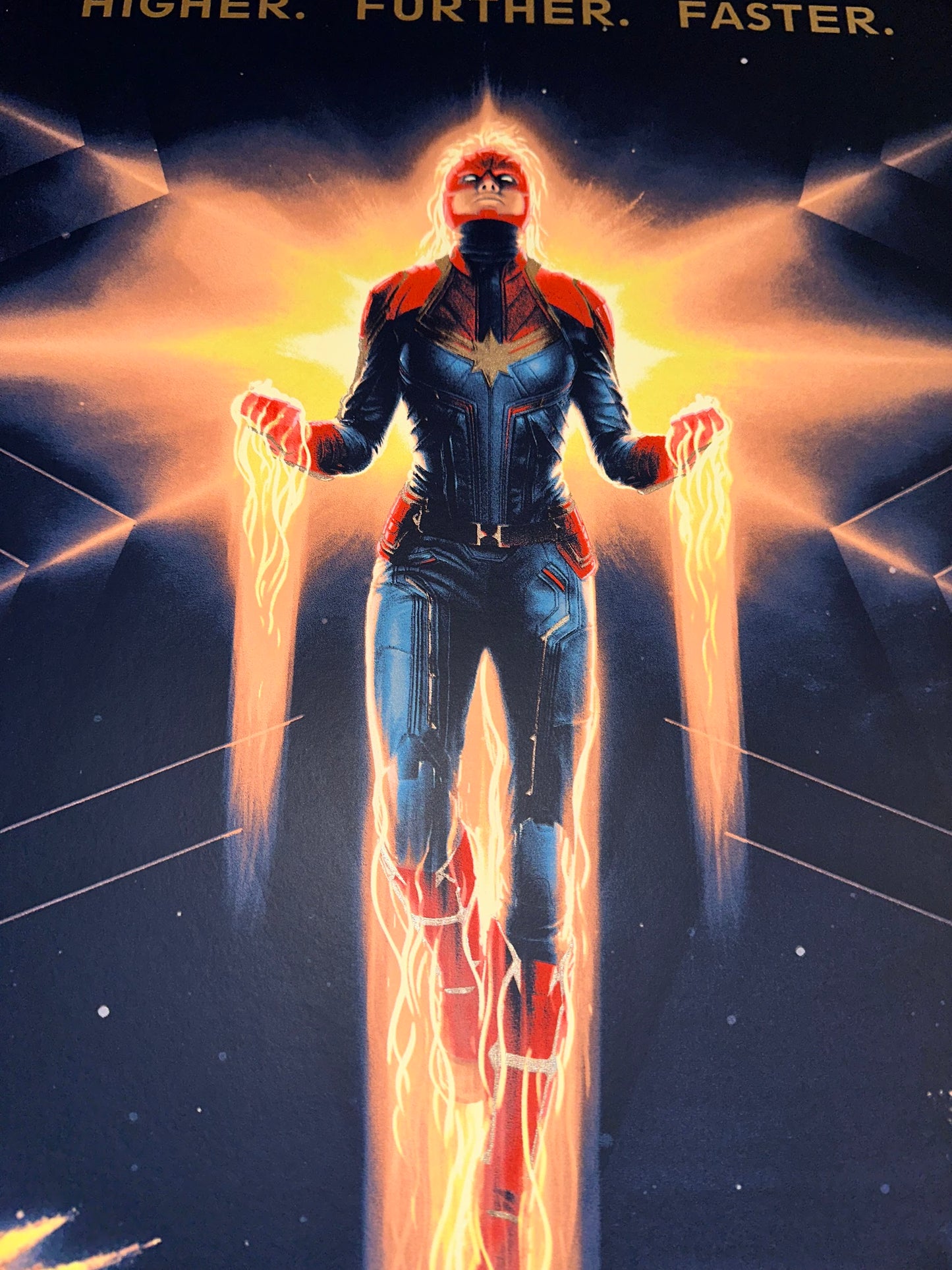 Matt Ferguson – Captain Marvel, 24 x 36 in, poster, image 2