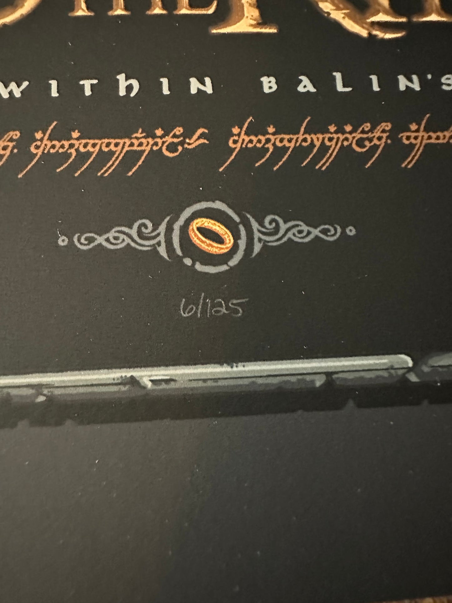 Brad Dunlop – LOTR Battle Within Balin's Tomb, 12 x 24 in, art print, image 5