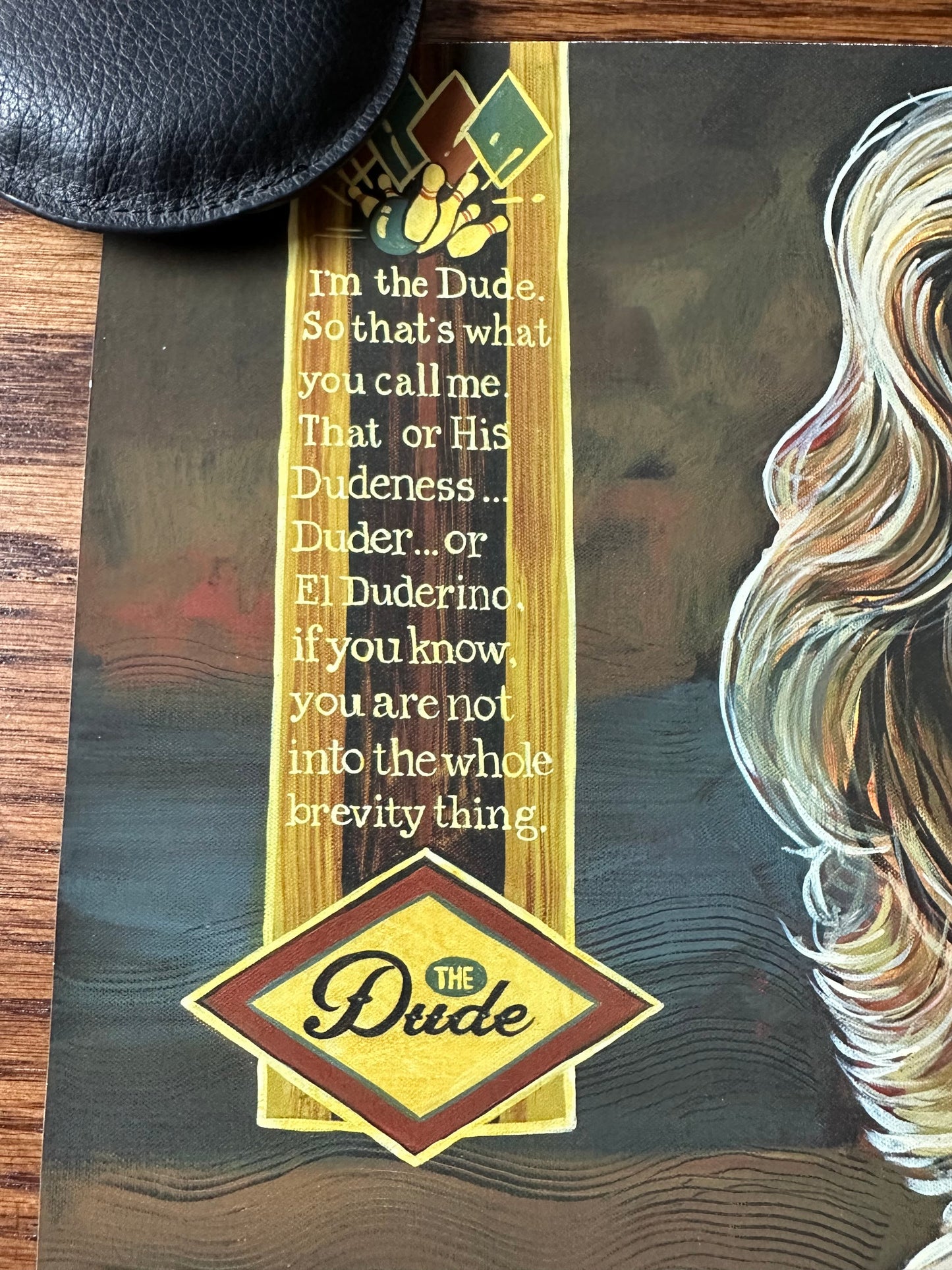 Unknown – The Big Lebowski "The Dude", 12 x 12 in, art print, image 3