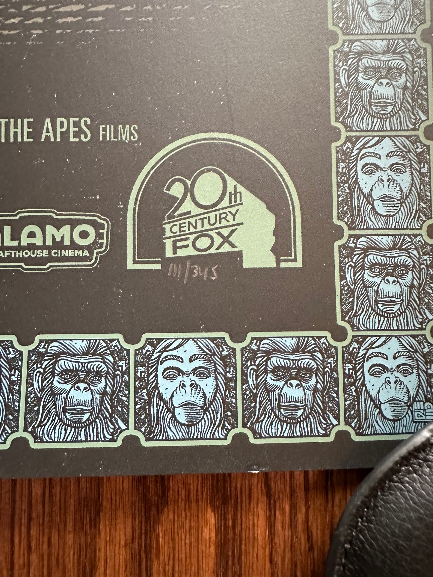 Florian Bertimer – Battle For The Planet of the Apes, 24 x 36 in, poster, image 4
