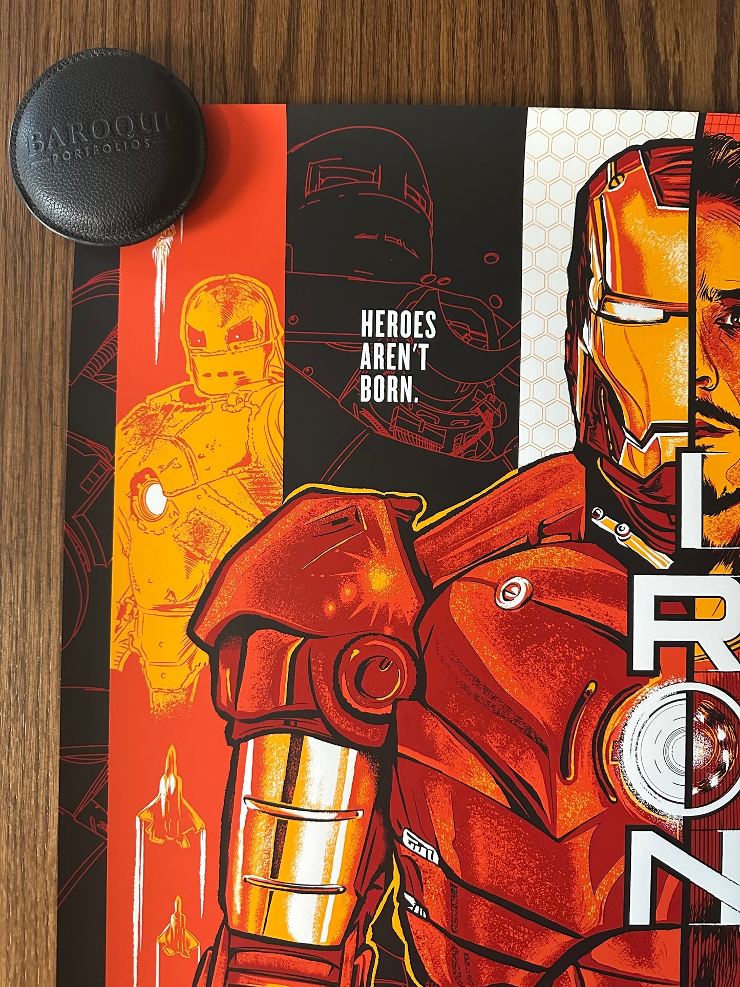 Christopher Cox – Iron Man, 24 x 36 in, poster, image 2