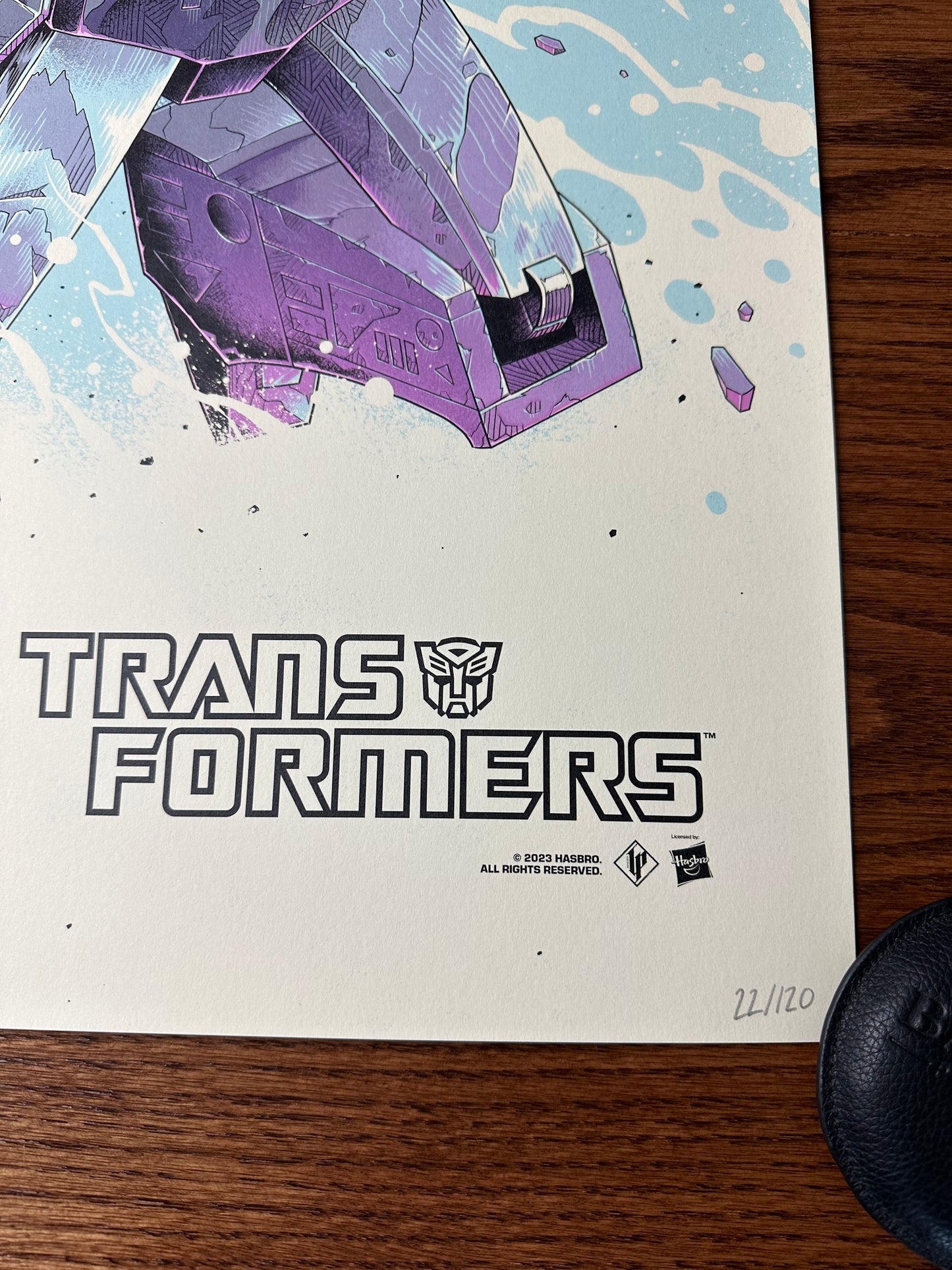 Luke Preece – Transformers Megatron, 18 x 24 in, art print, image 2