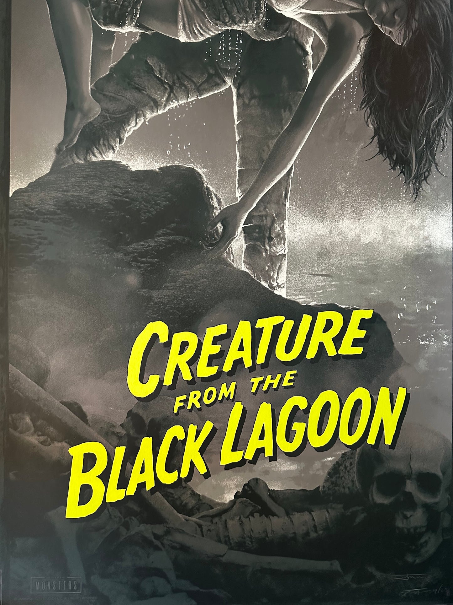 Juan Ramos – Creature from the Black Lagoon Variant, 18 x 36 in, art print, image 4