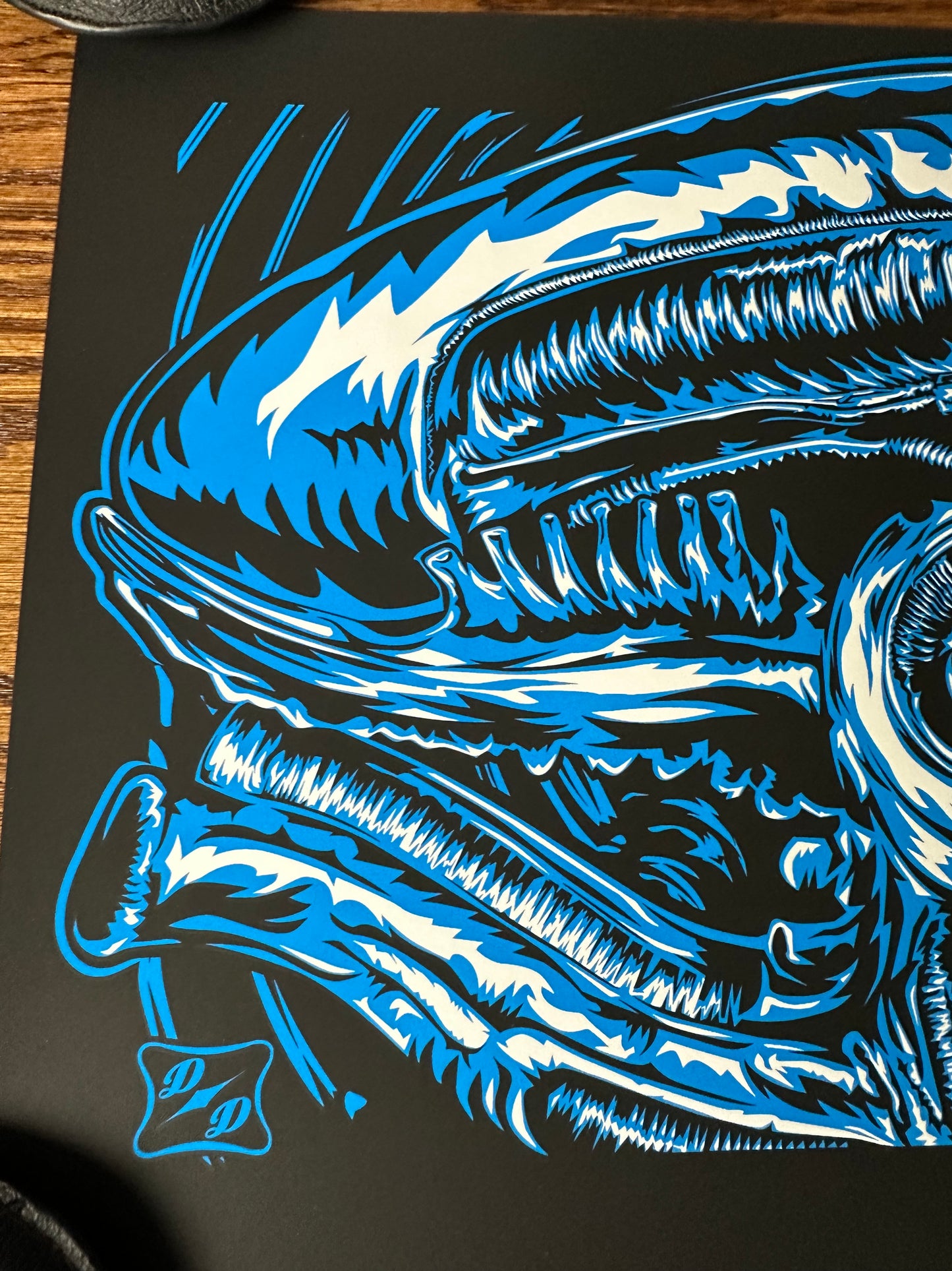 Duke Duel - Alien Xenomorph Limited Edition Poster Art Print - 17 x 11