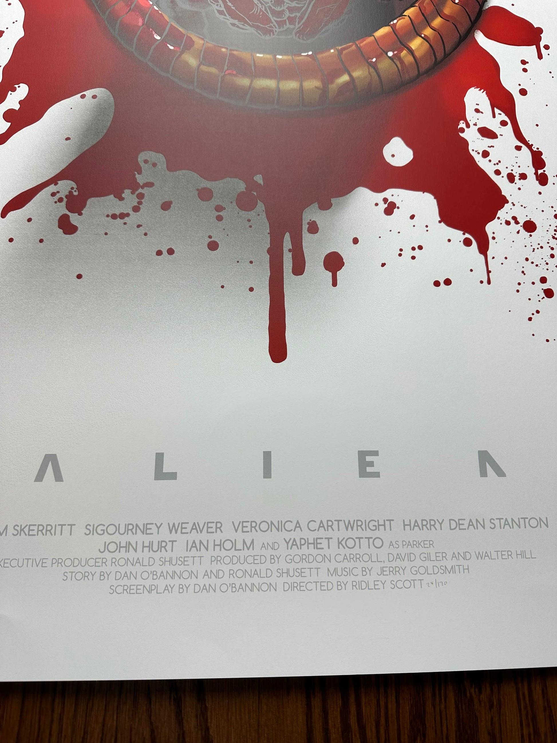 Yvan Quinet – Alien, 24 x 36 in, poster, image 5