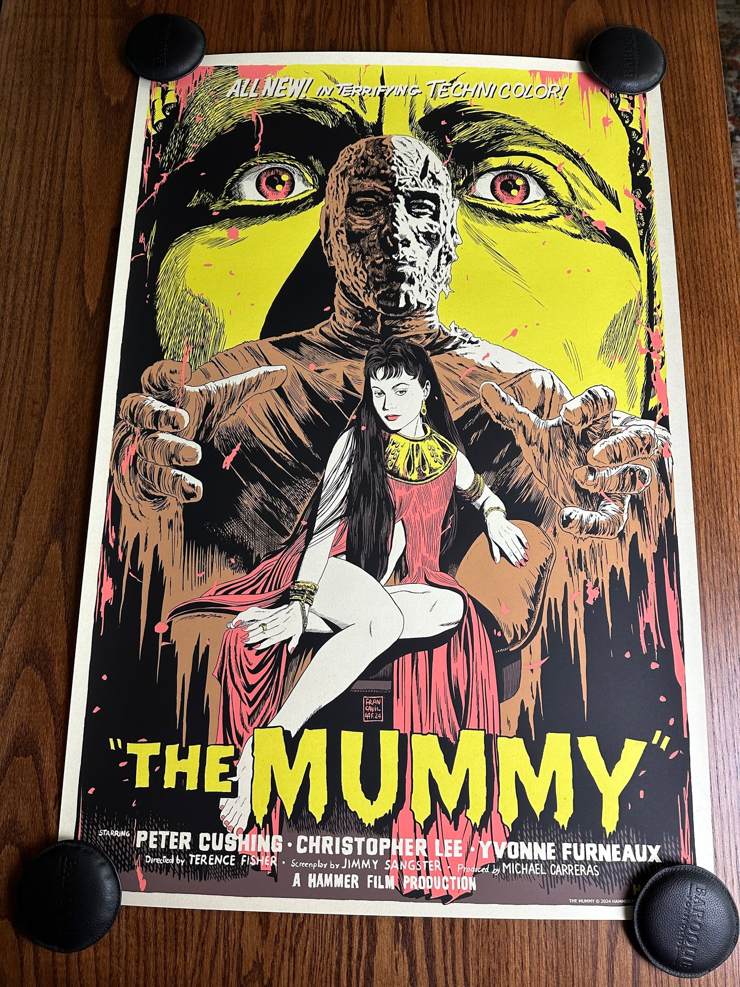 Francesco Francavilla – The Mummy Variant, 24 x 36 in, poster