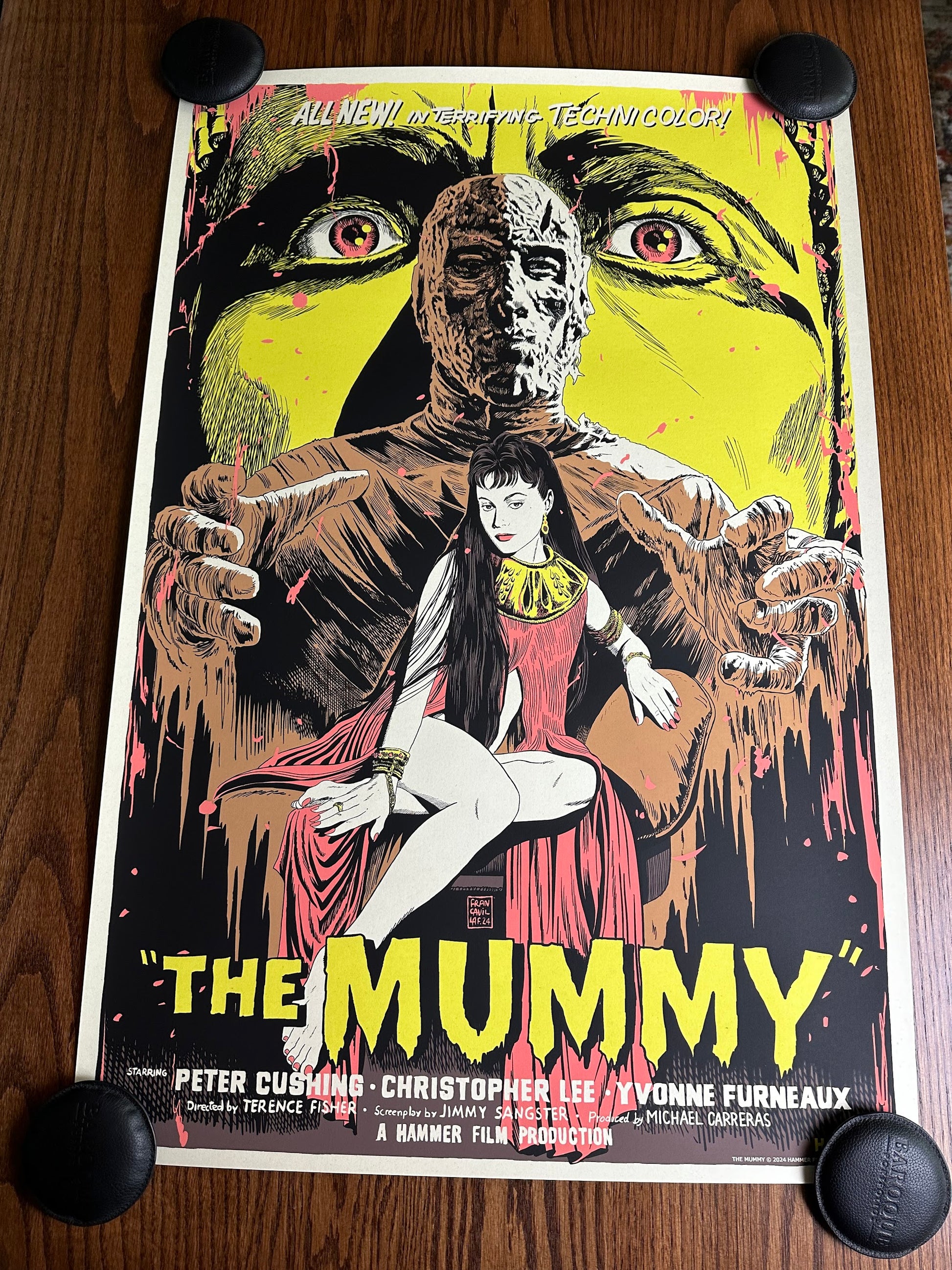 Francesco Francavilla – The Mummy Variant, 24 x 36 in, poster
