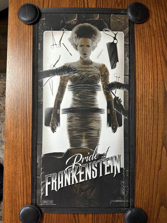 Juan Ramos – Bride of Frankenstein, 18 x 36 in, art print
