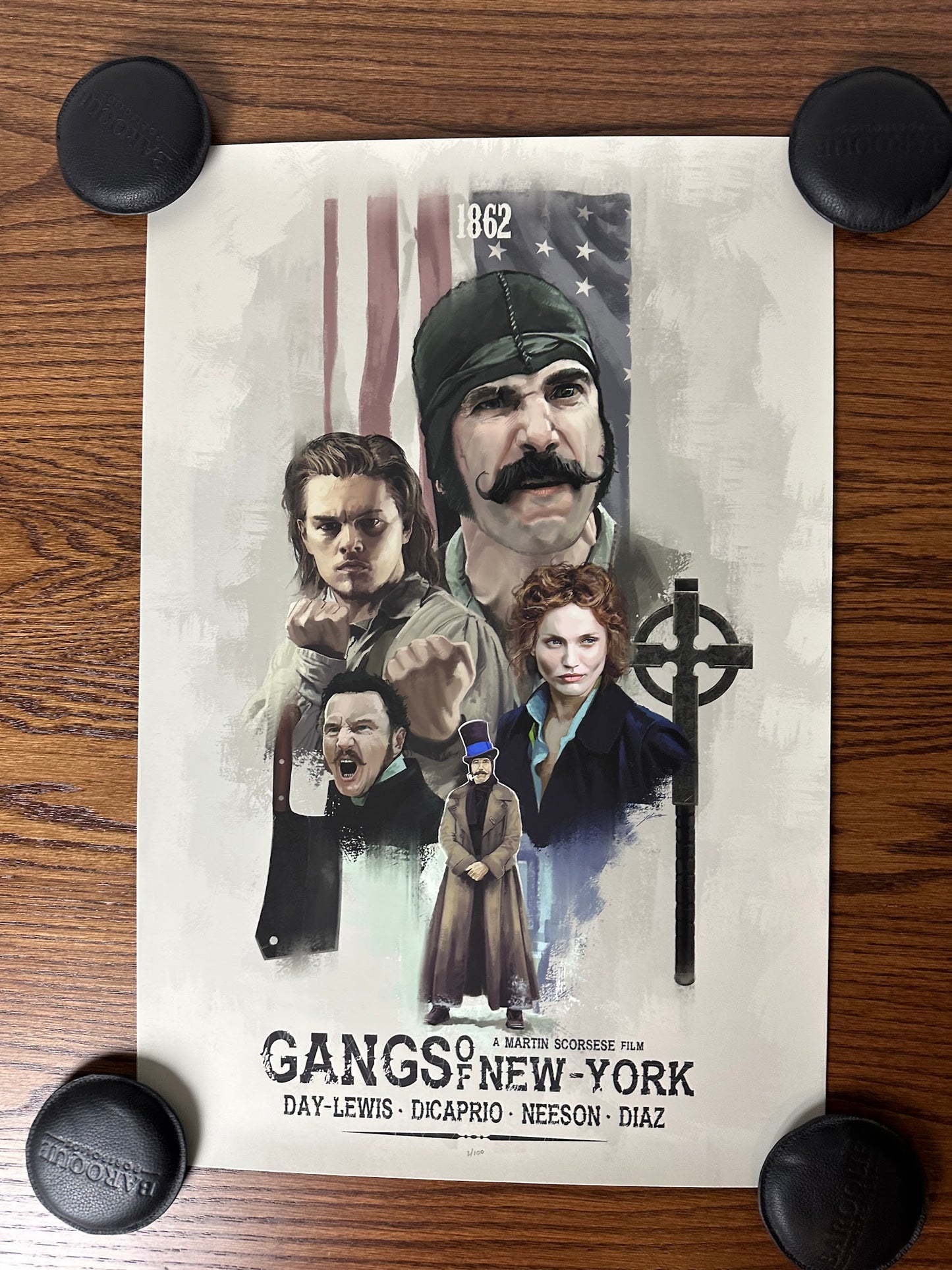Yvan Quinet – Gangs of New York, 16 x 24 in, art print