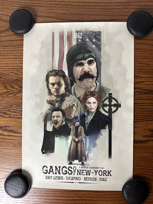 Yvan Quinet – Gangs of New York, 16 x 24 in, art print