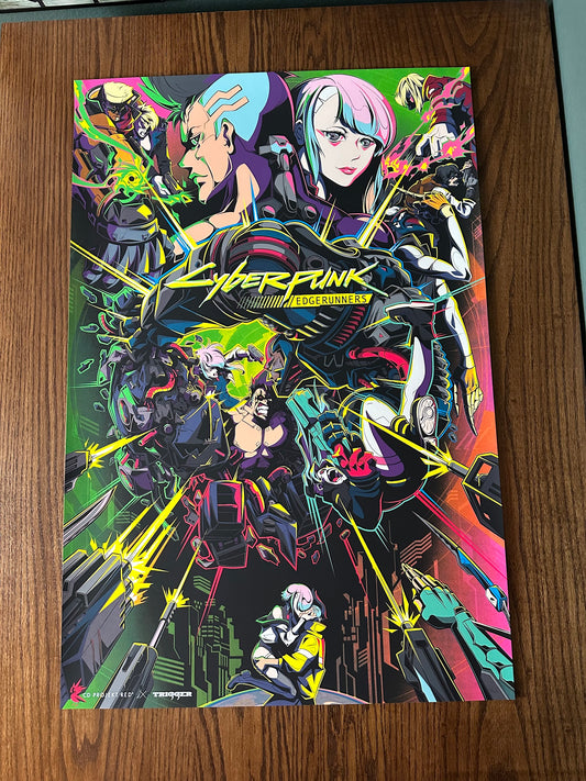 Man-Tsun Tsang - Cyberpunk Edgerunners 24x36 movie poster