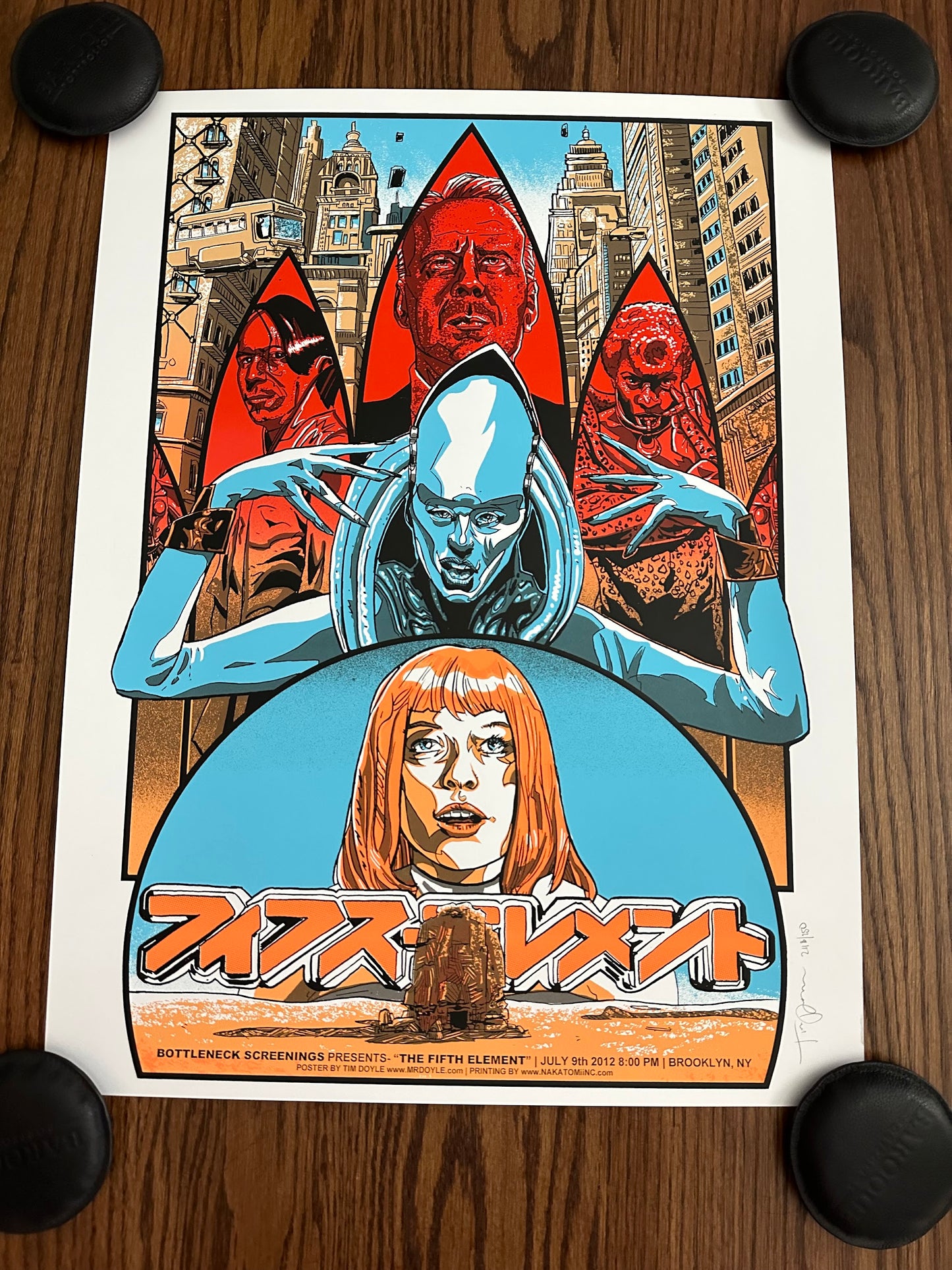Tim Doyle – The Fifth Element, 18 x 24 in, art print