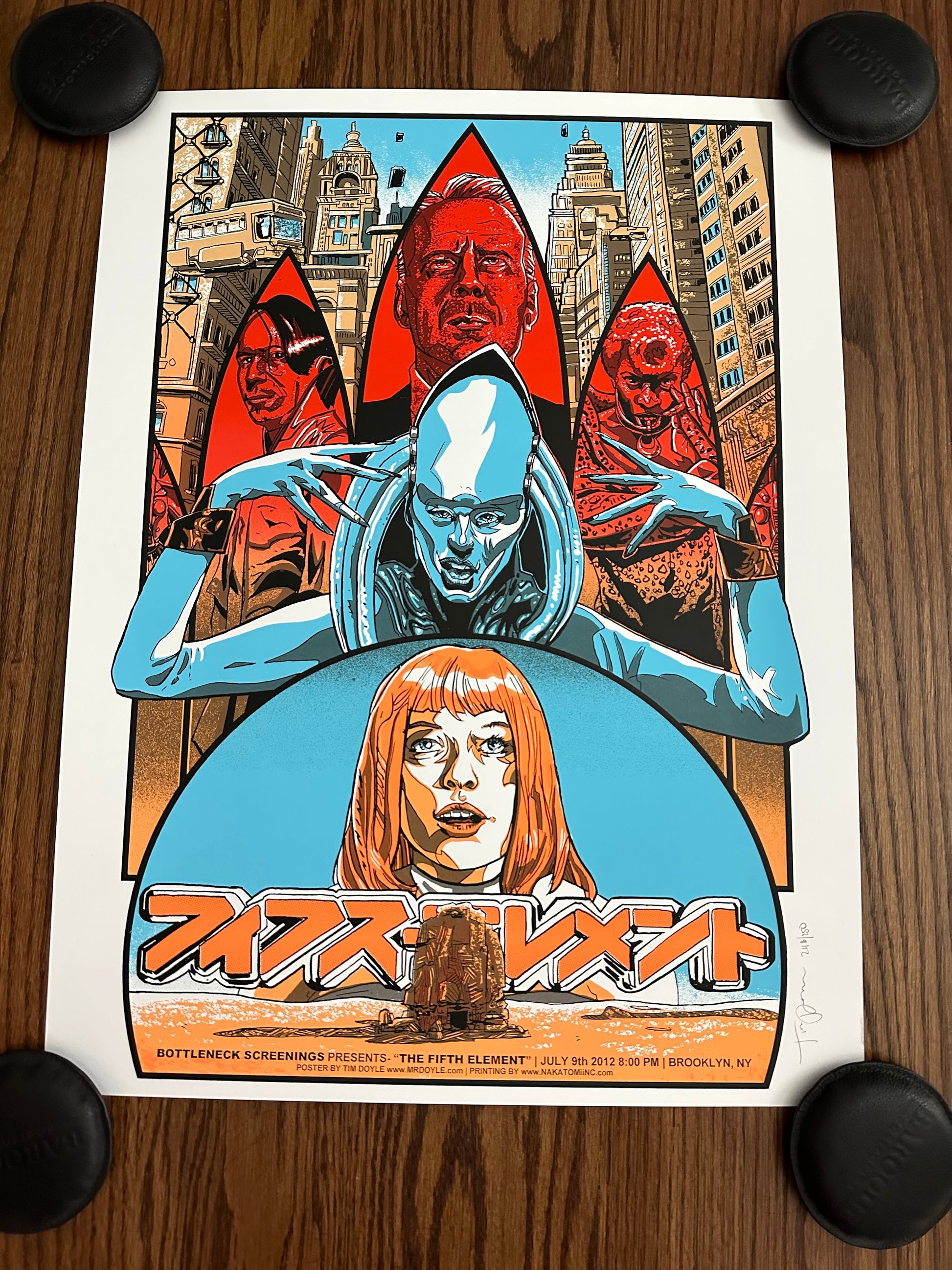 Tim Doyle – The Fifth Element, 18 x 24 in, art print