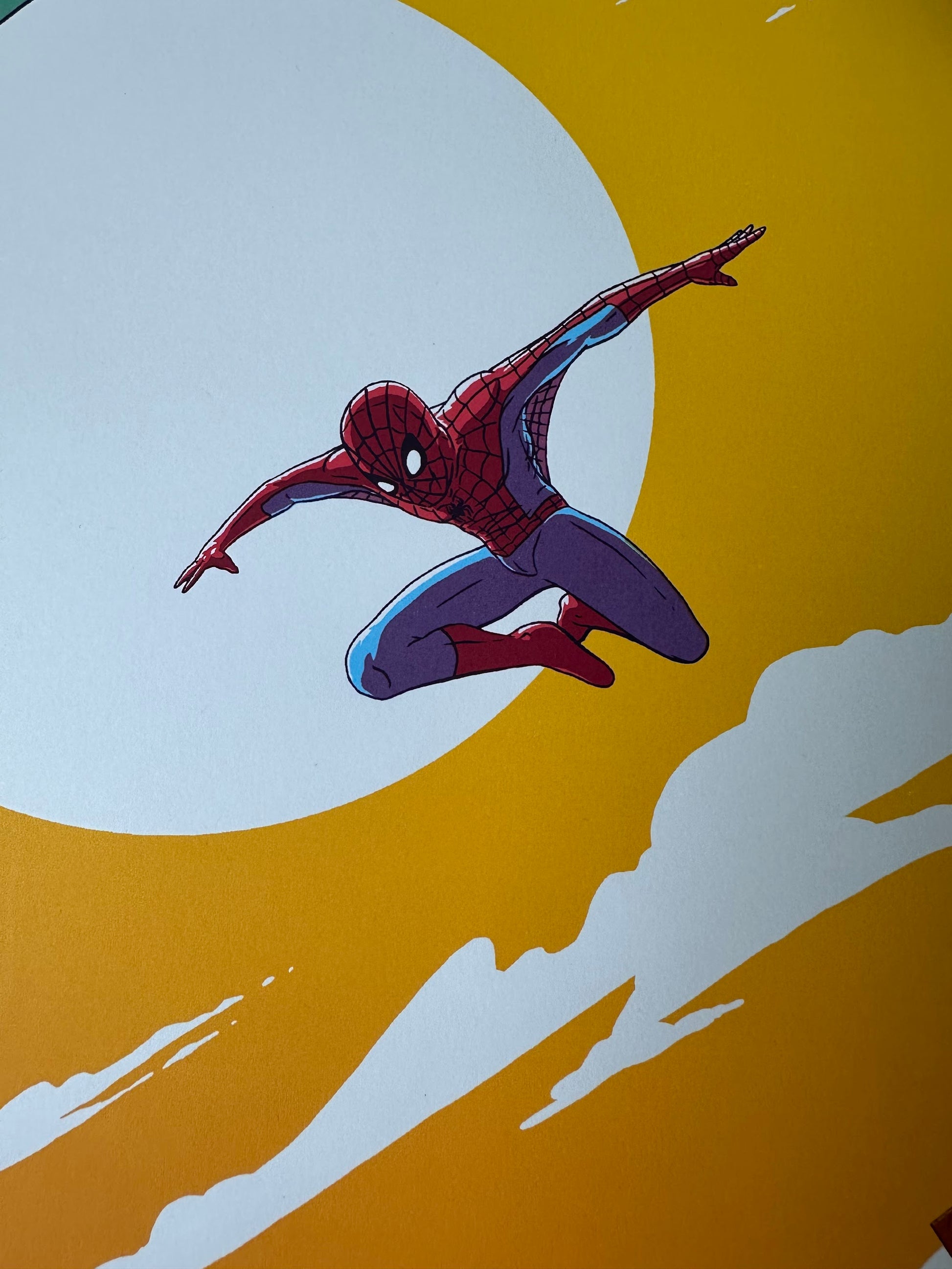 Florey – Spider-Man vs. Vulture, 18 x 24 in, art print, image 2