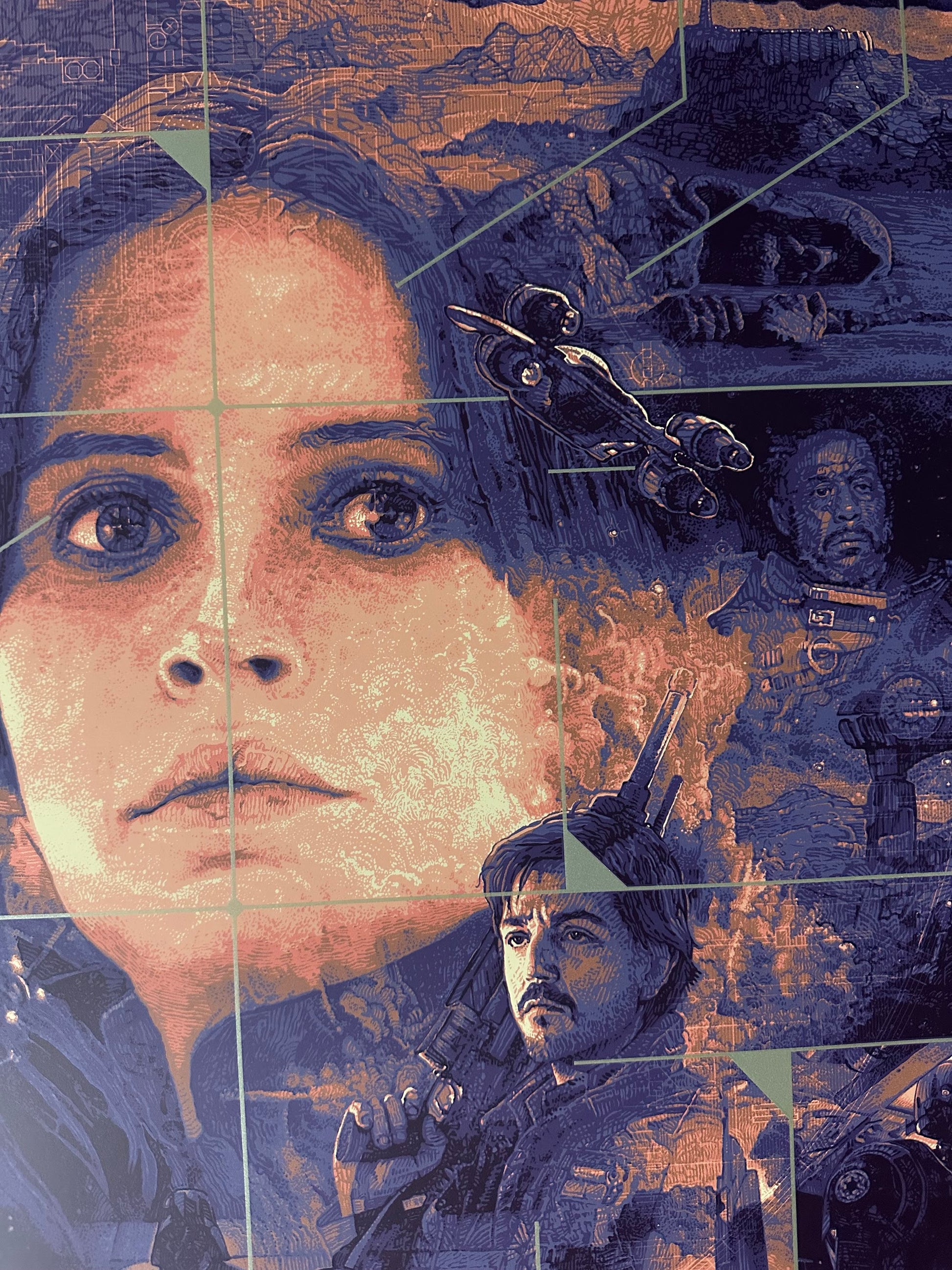 Krzysztof Domardzki - Star Wars Rogue One Variant 24x36 movie poster - detail image 2