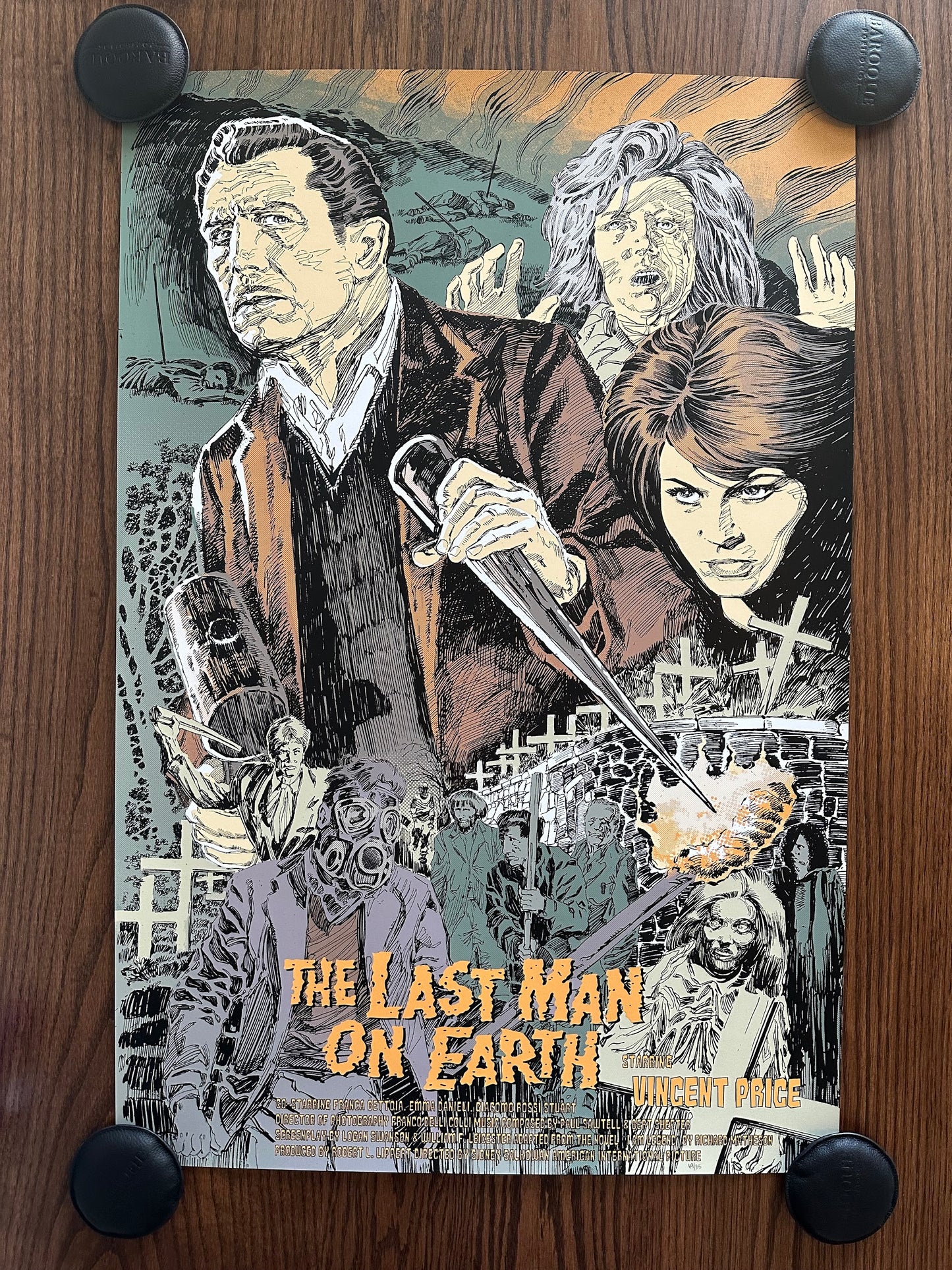 Tom Mandrake – The Last Man on Earth, 24 x 36 in, poster, image 3