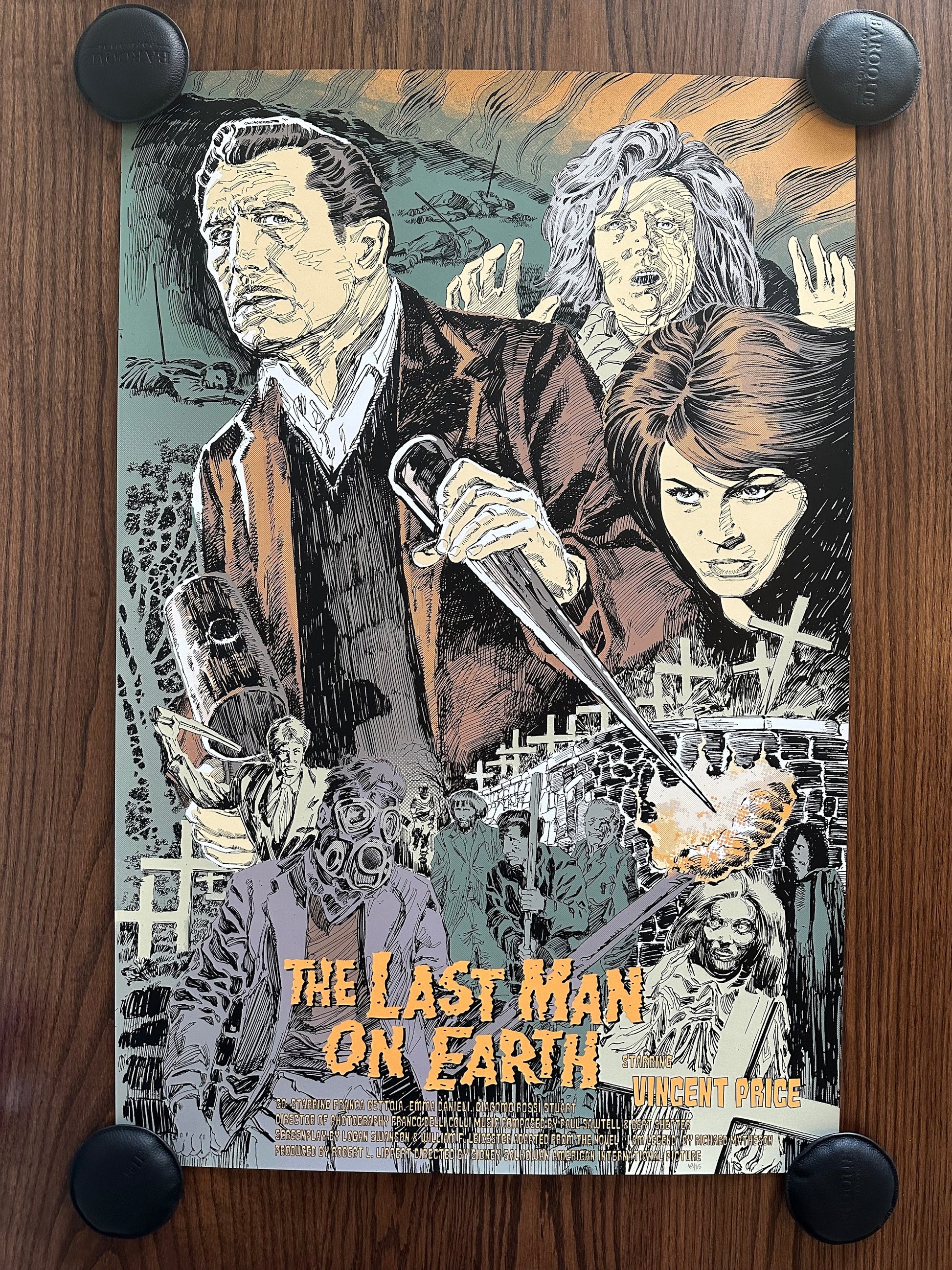 Tom Mandrake – The Last Man on Earth, 24 x 36 in, poster, image 3