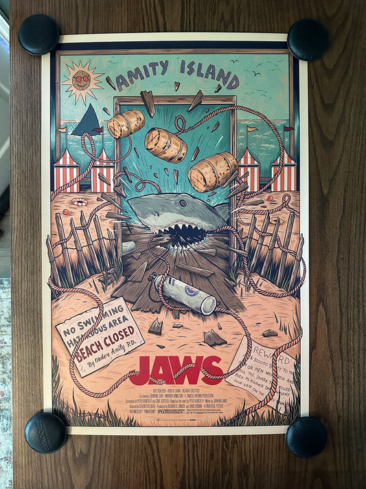 Sam Dunn – Jaws, 24 x 36 in, poster