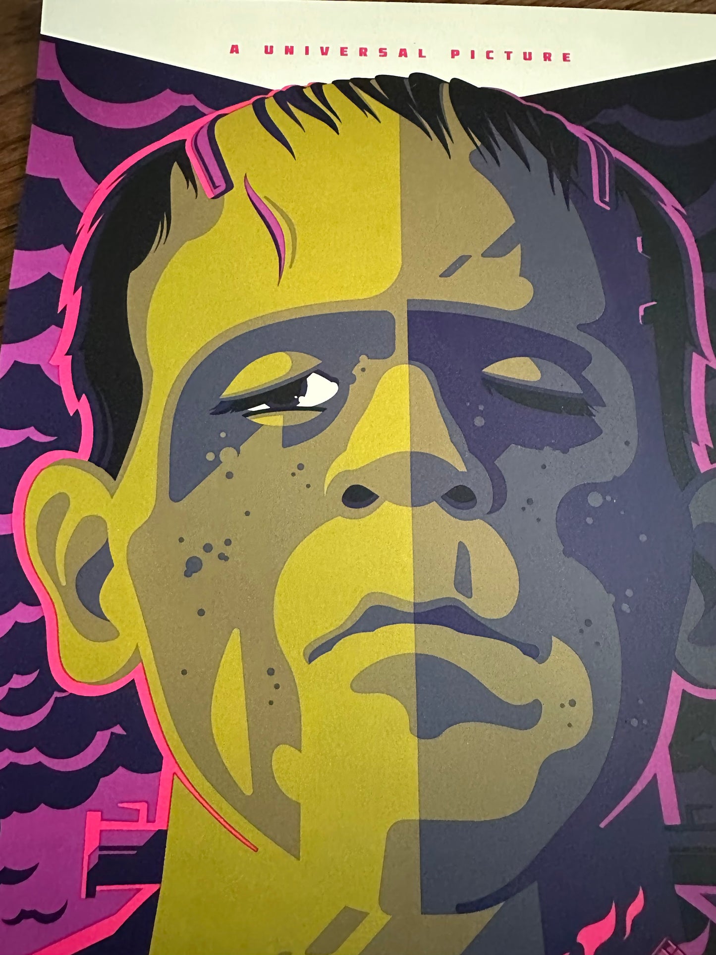 Tom Whalen – Frankenstein, 12 x 36 in, art print, image 2
