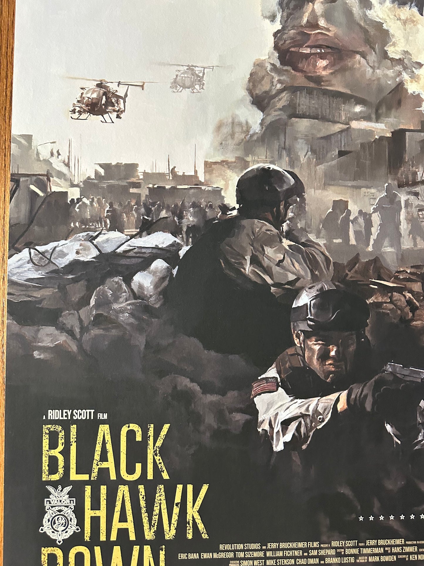 Chris Valentine – Black Hawk Down, 24 x 36 in, poster, image 4