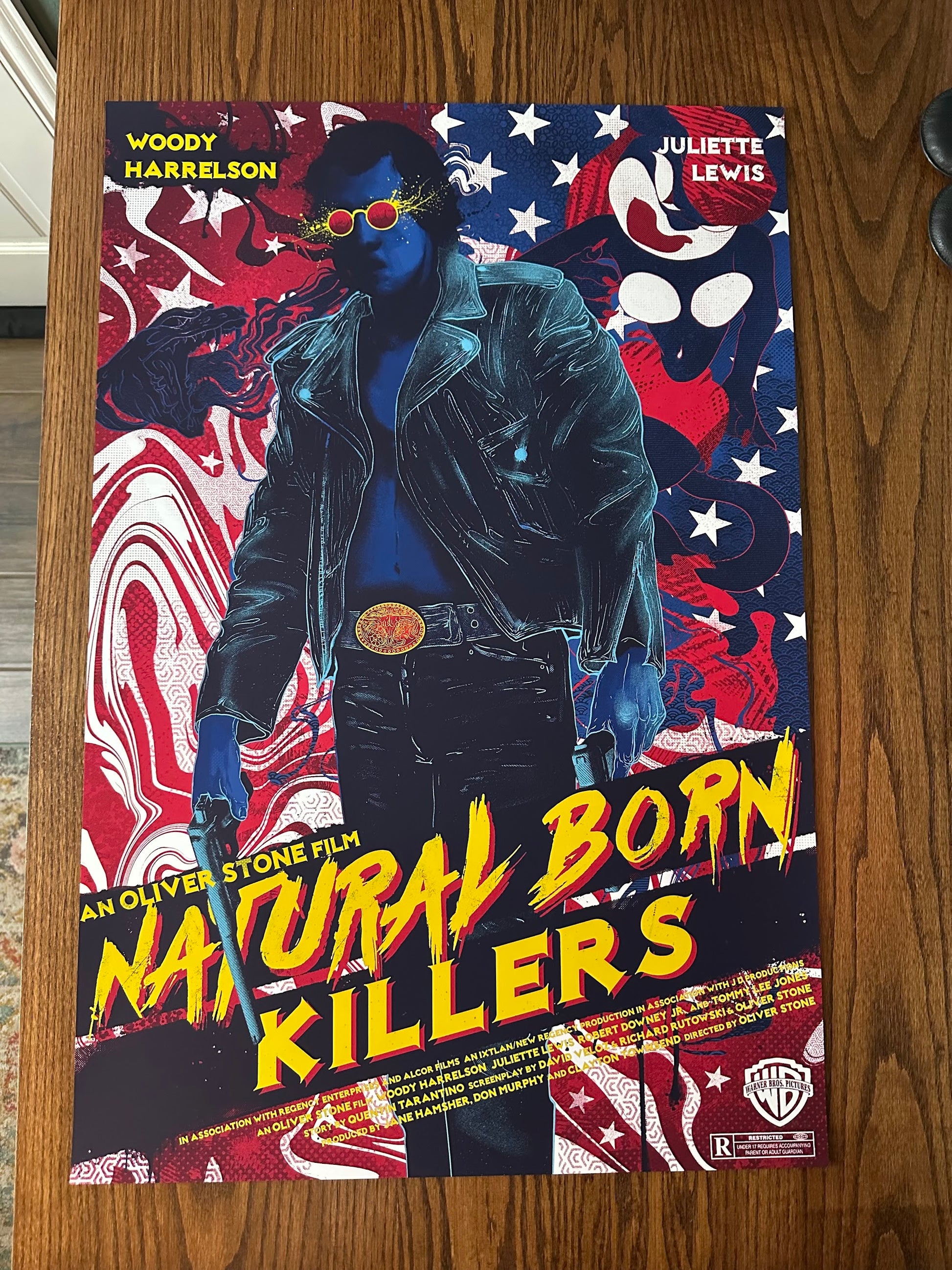 Nikita Kaun – Natural Born Killers, 24 x 36 in, poster