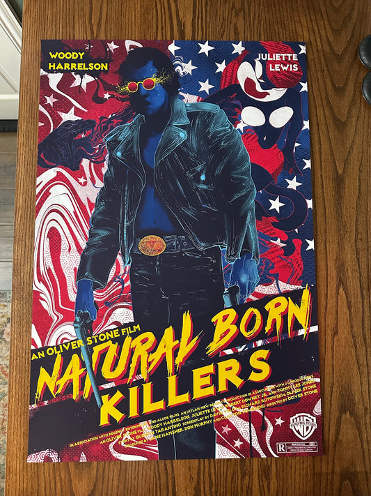 Nikita Kaun – Natural Born Killers, 24 x 36 in, poster