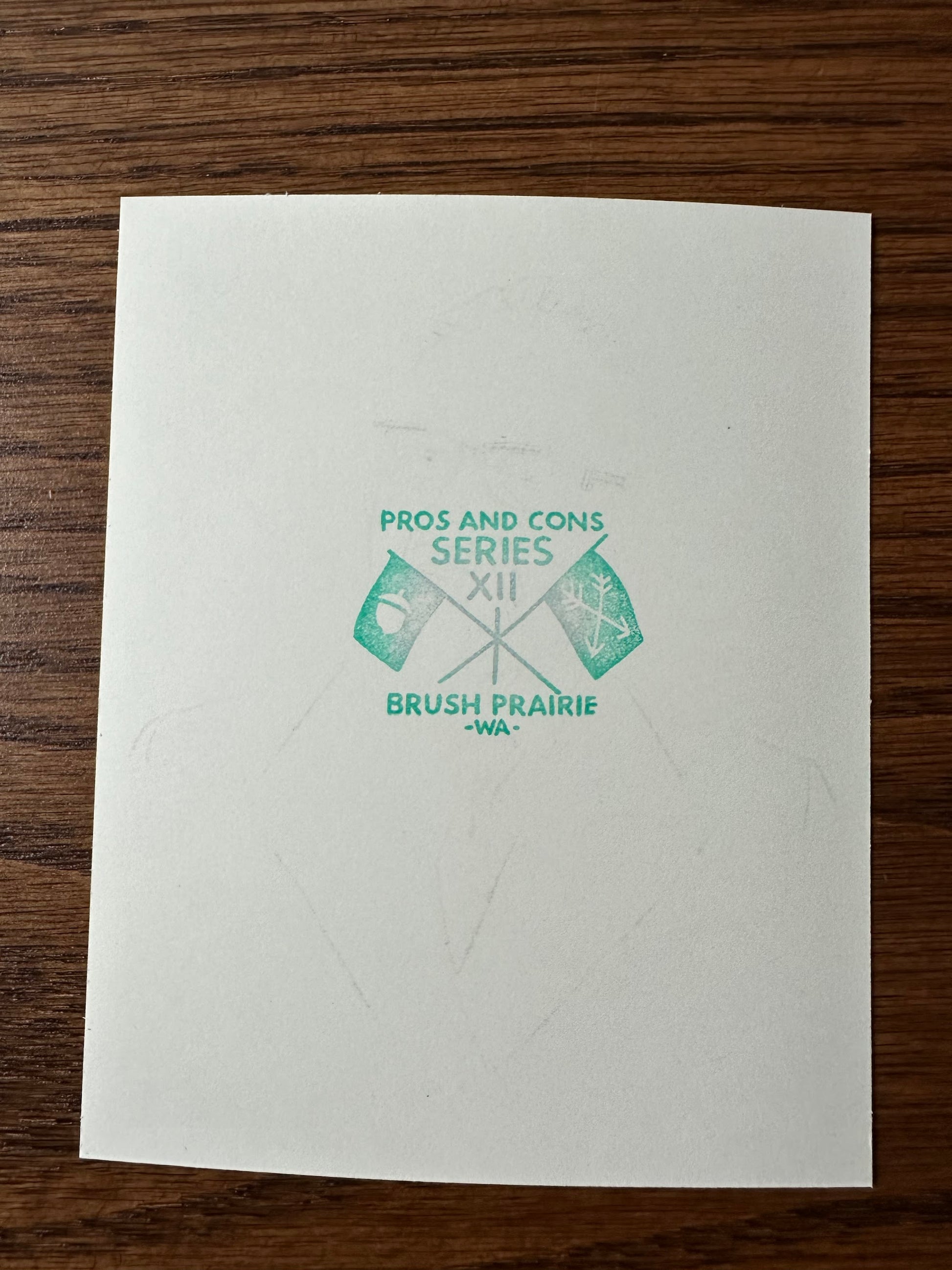 Tyler Stout – Pros and Cons Series XII Royal Tenenbaum Red Handbill, 4 x 5 in, art print, image 2