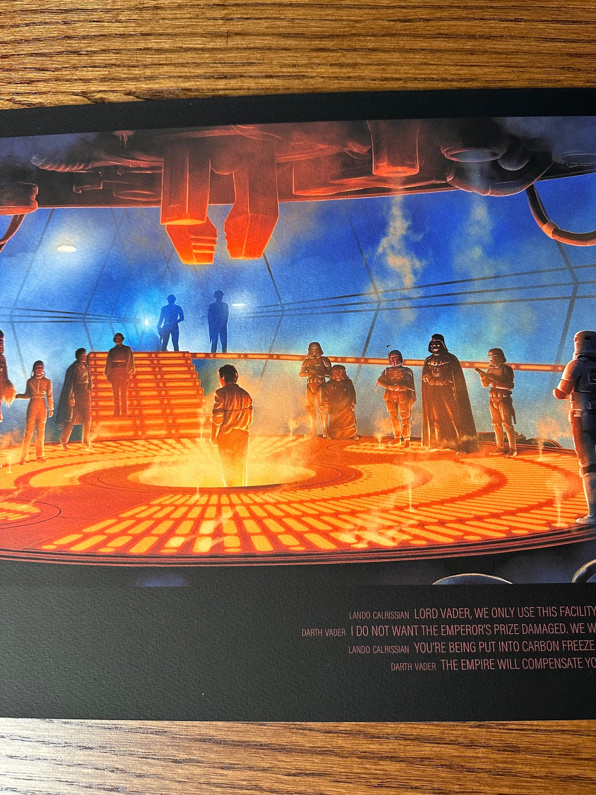 Kevin Wilson – Star Wars Empire Strikes Back, 24 x 12 in, art print, image 3