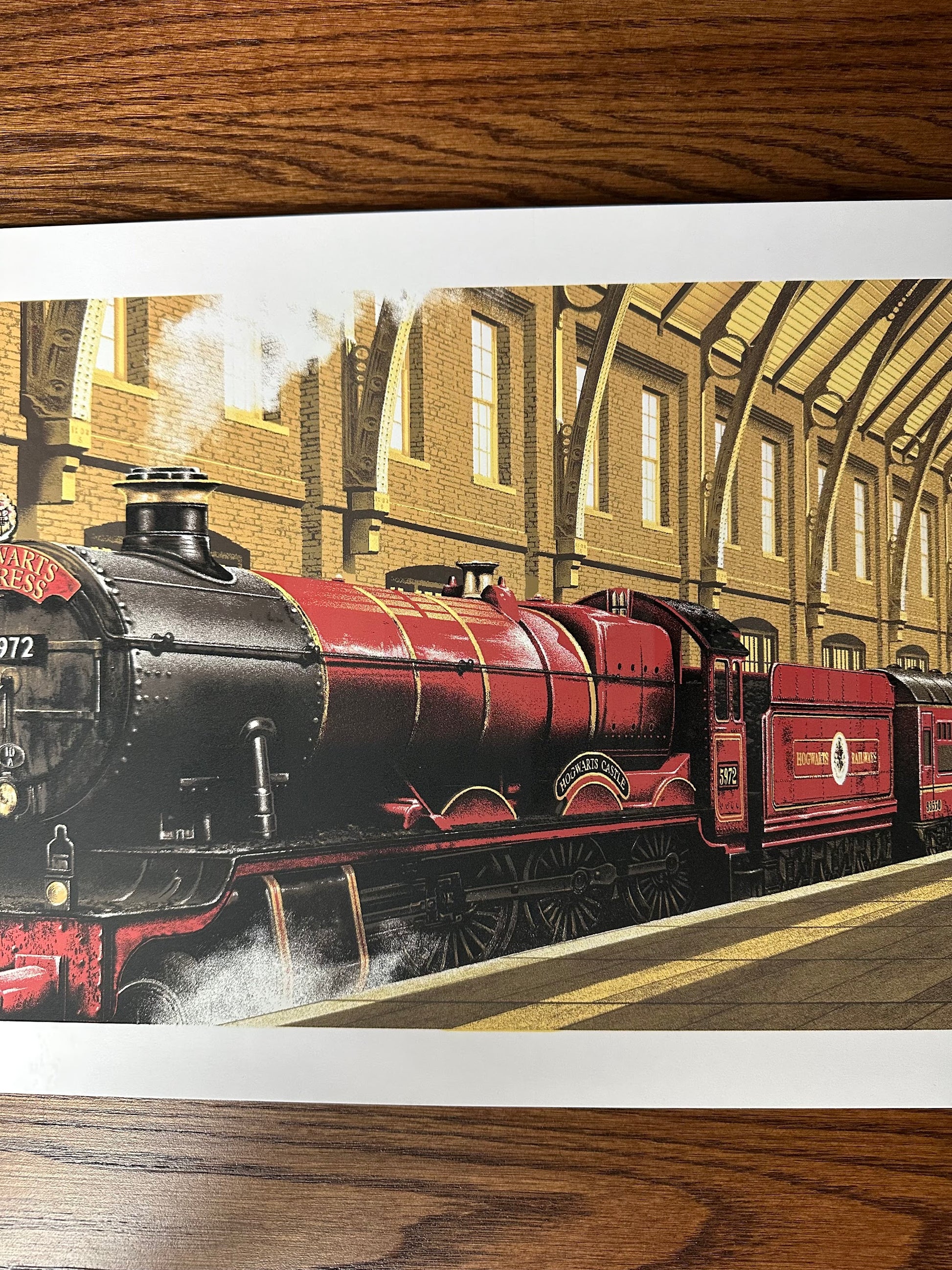 Mark Englert – Harry Potter Platform 9 3/4 GID, 36 x 12 in, art print, image 3