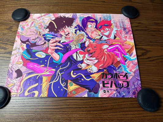 JJ Harrison – Cowboy Bebop, 24 x 18 in, art print