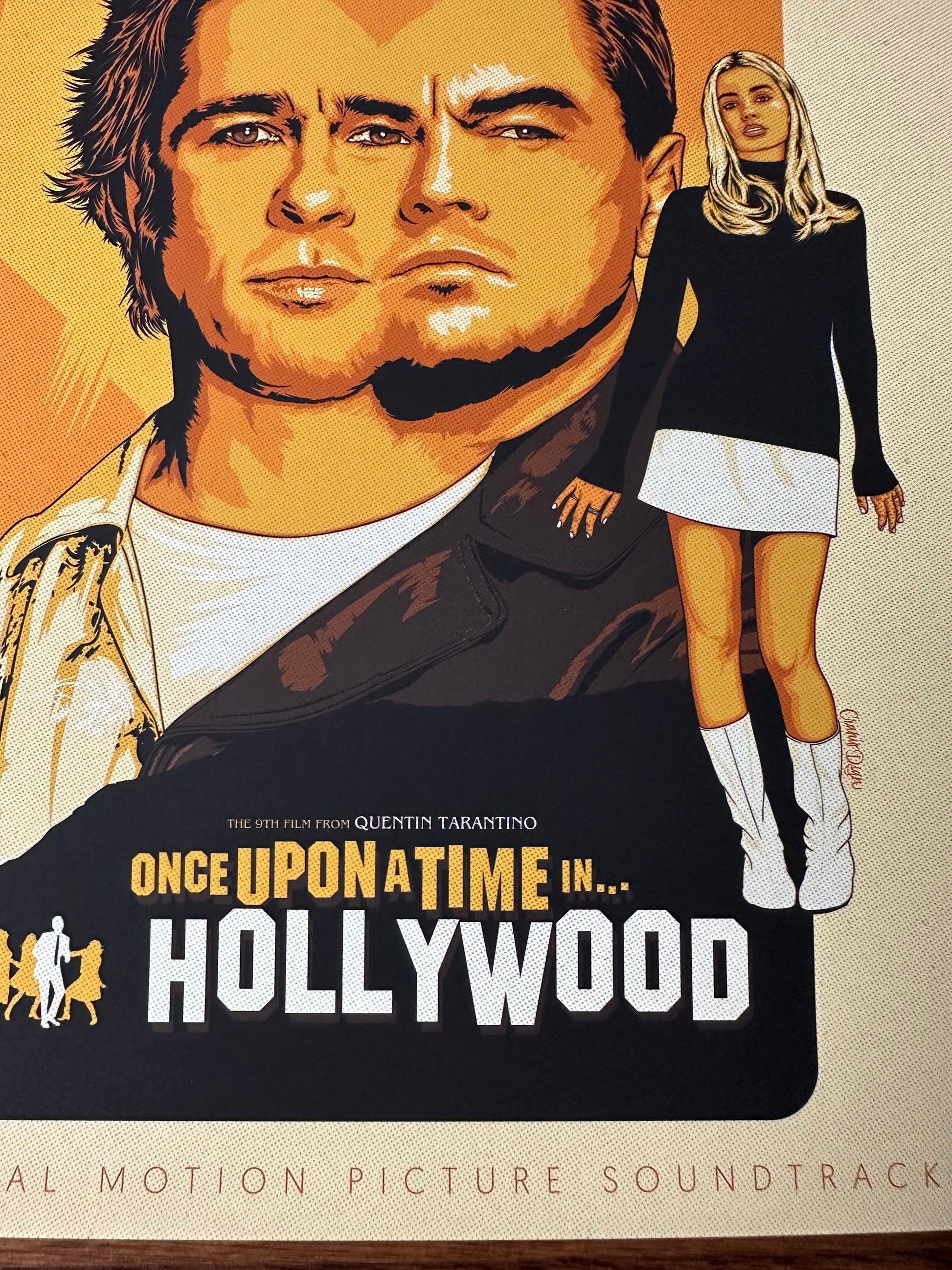 CranioDsgn – Once Upon a Time in Hollywood Vinyl Cover, 12 x 12 in, art print, image 3