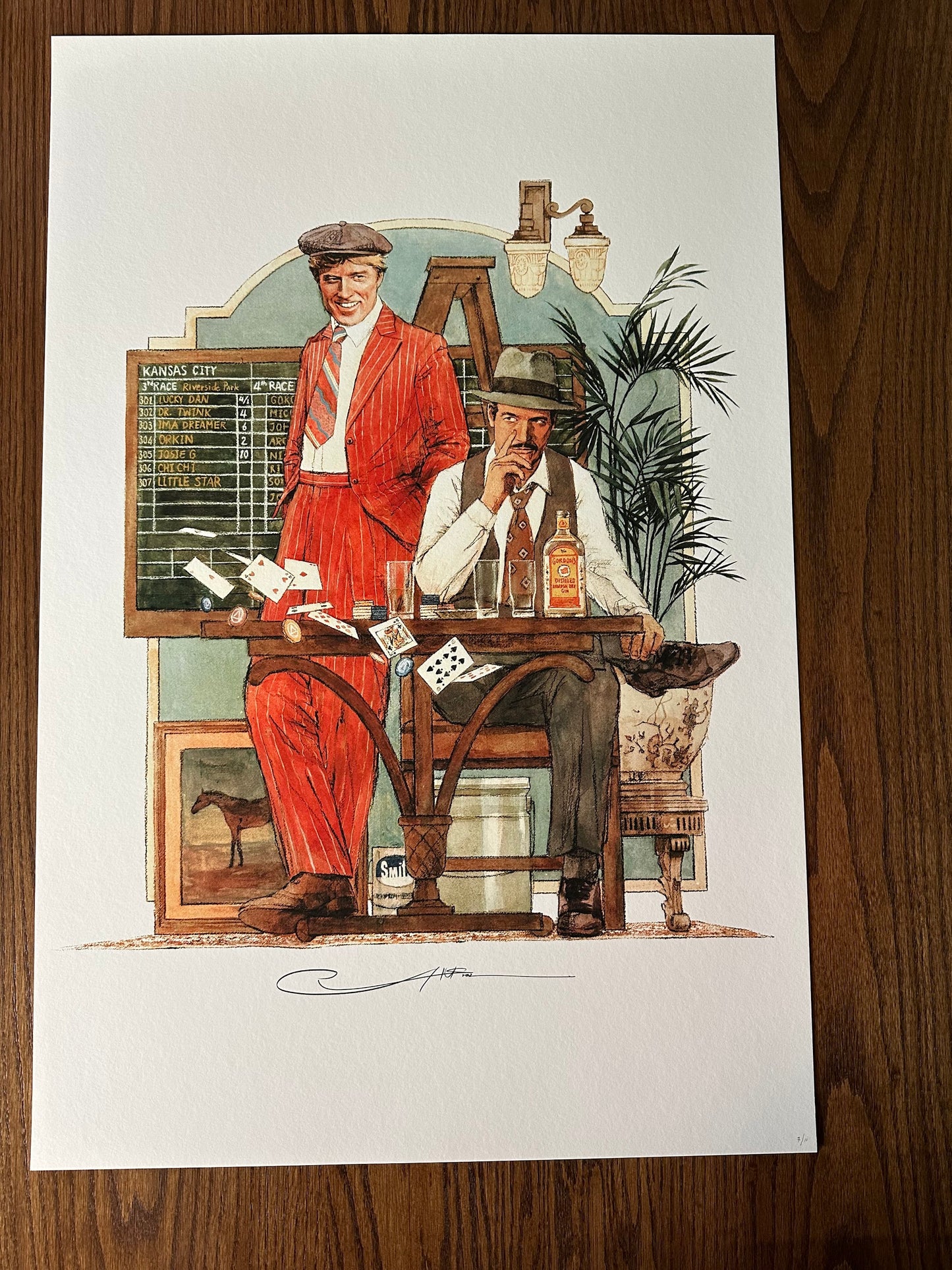 Hans Woody - The Sting Art Print 24x36 movie poster