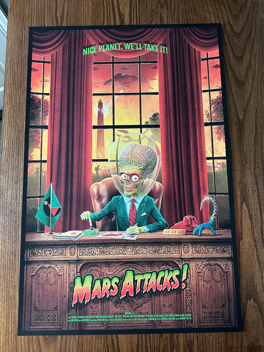 Kevin Wilson - Mars Attacks 24x36 movie poster