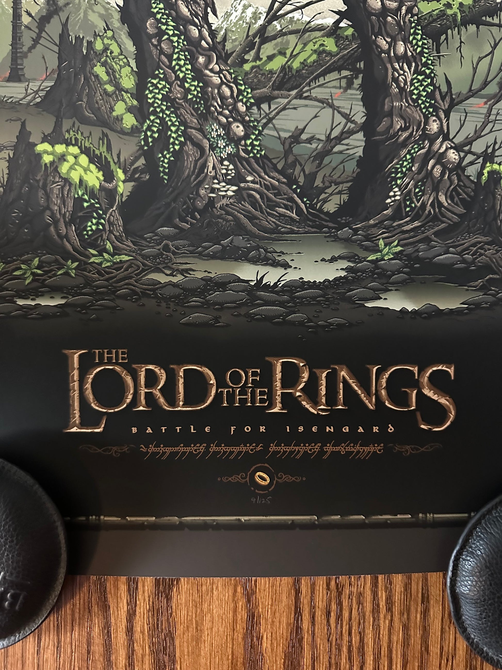 Brad Dunlop – LOTR Battle for Isengard, 12 x 24 in, art print, image 4