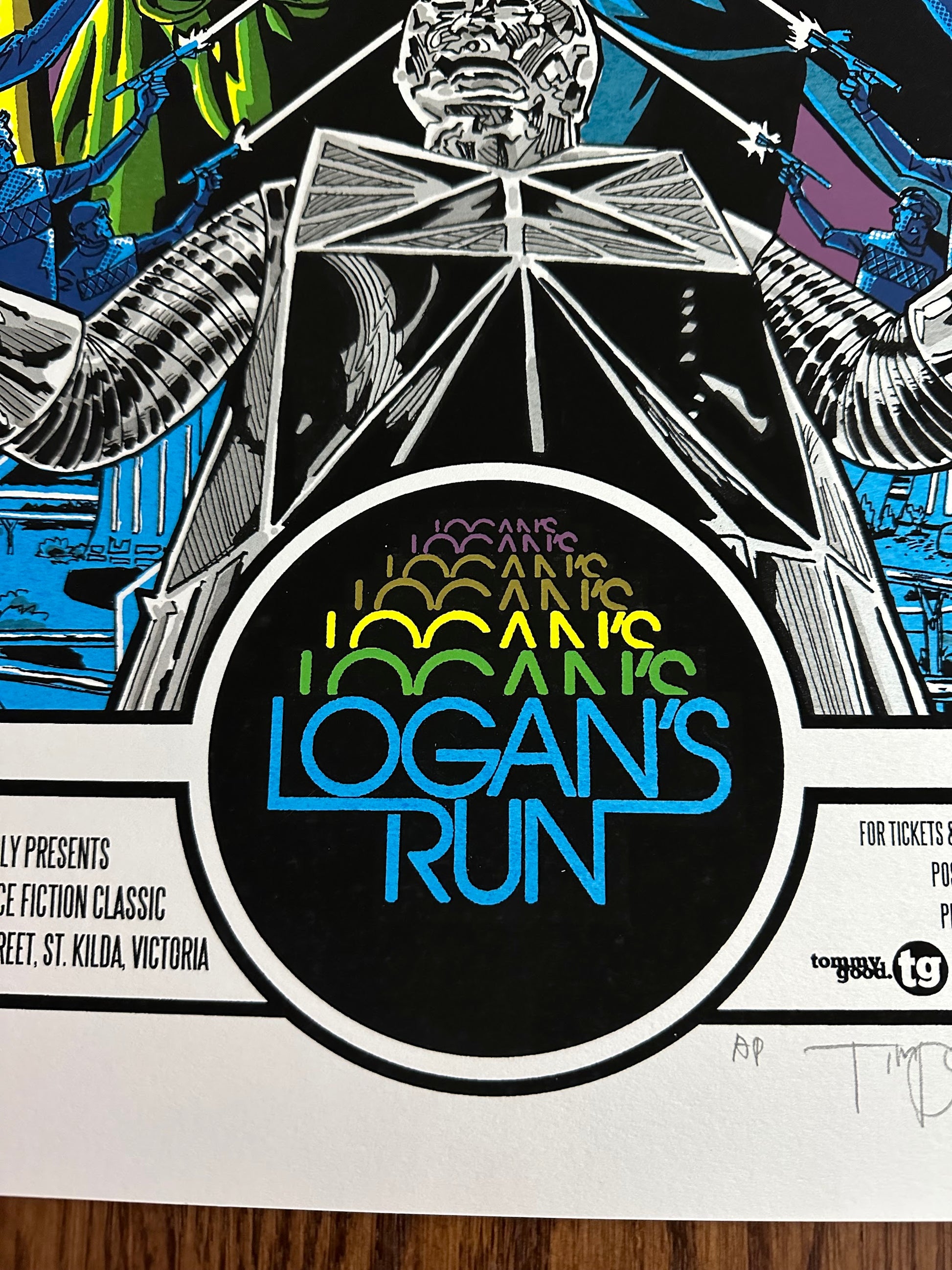 Tim Doyle – Logan's Run Variant, 16 x 26 in, art print, image 2