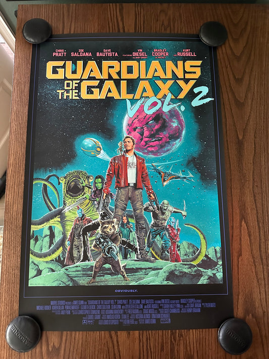 Paul Mann – Guardians of the Galaxy 2, 24 x 36 in, poster