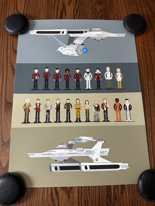 Scott Park – Star Trek, 18 x 24 in, art print