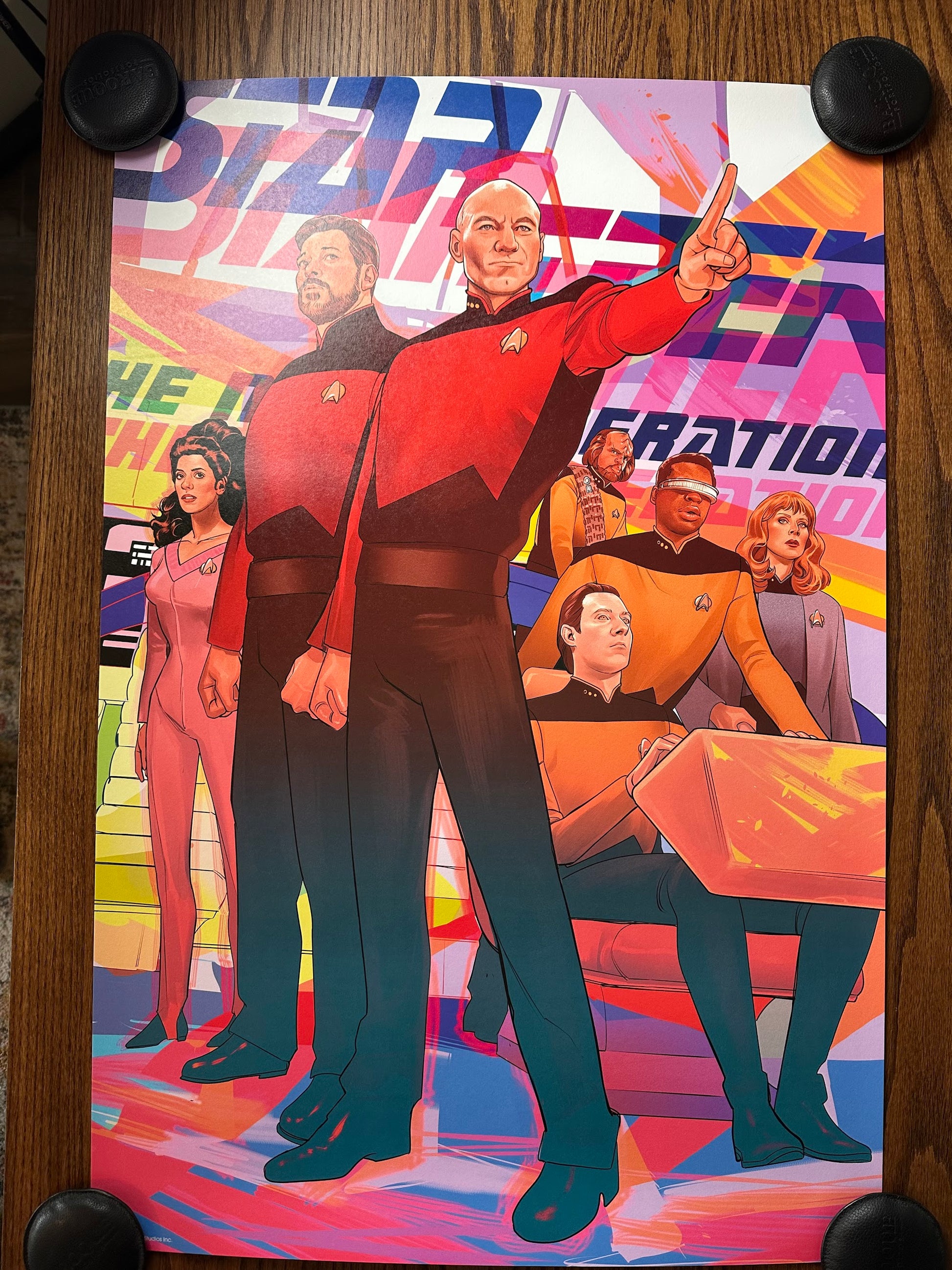 Rachael Stott – Star Trek The Next Generation, 24 x 36 in, poster