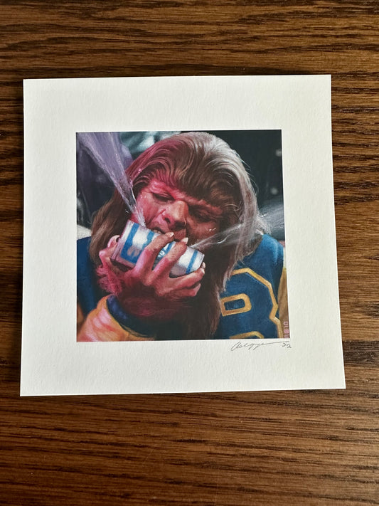 Ashton Gallagher – Teen Wolf Portrait, 6 x 6 in, art print