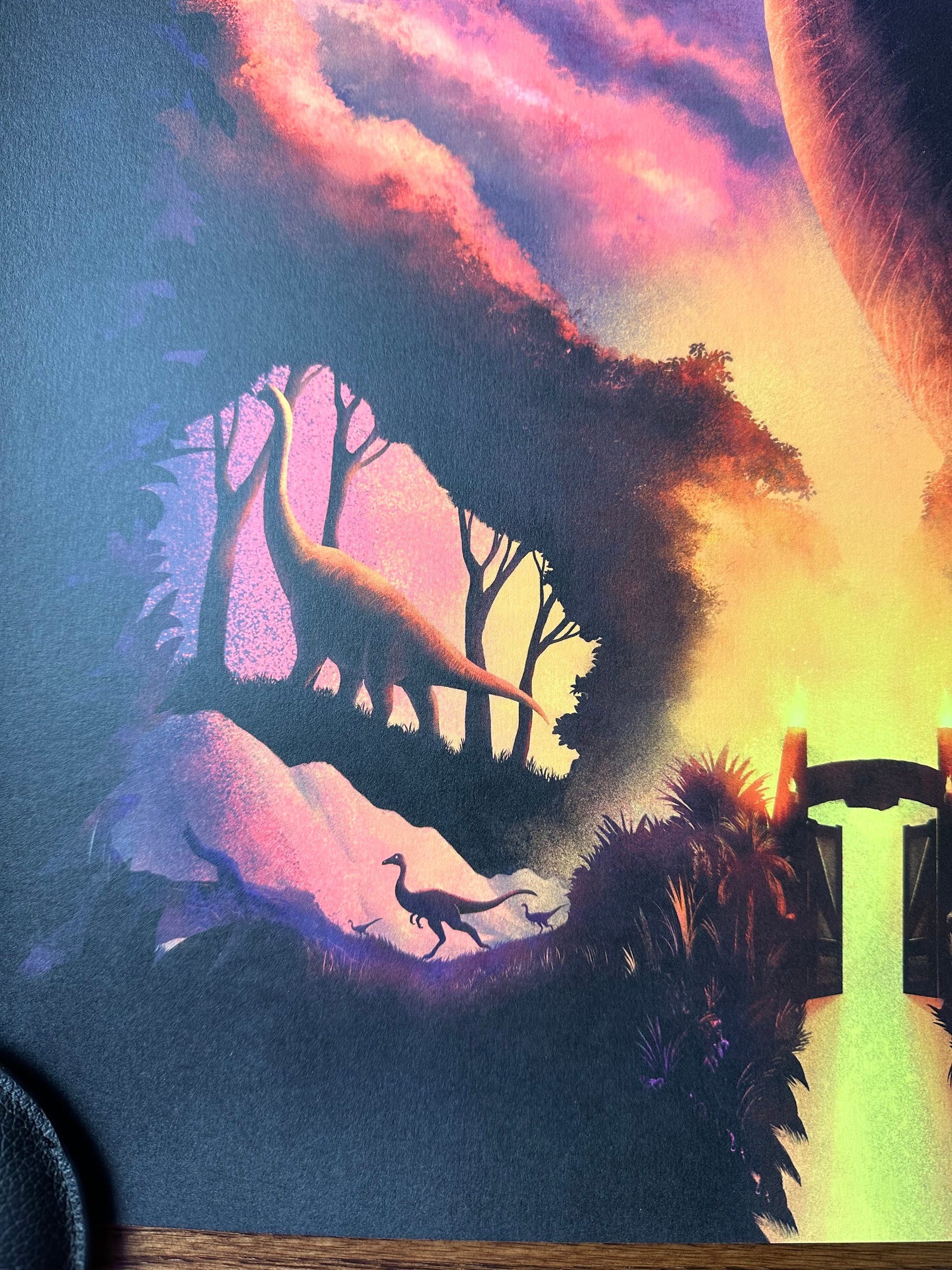 Carly AF – Jurassic Park Brachiosaurus, 16.5 x 23.4 in, art print, image 4