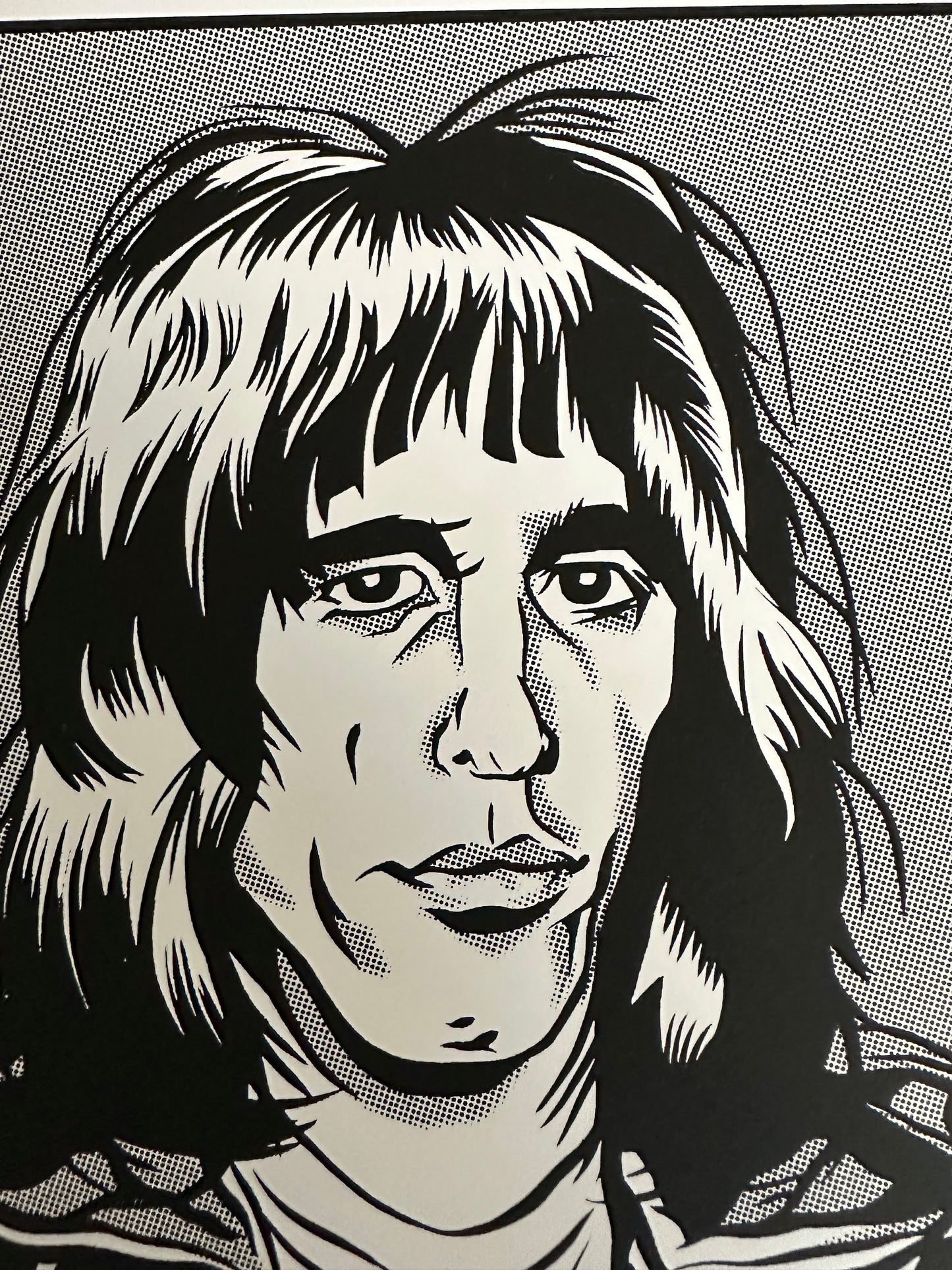 Brian Crabaugh – Marky Ramone Class of 1979 Portrait, 9 x 12 in, art print, image 2