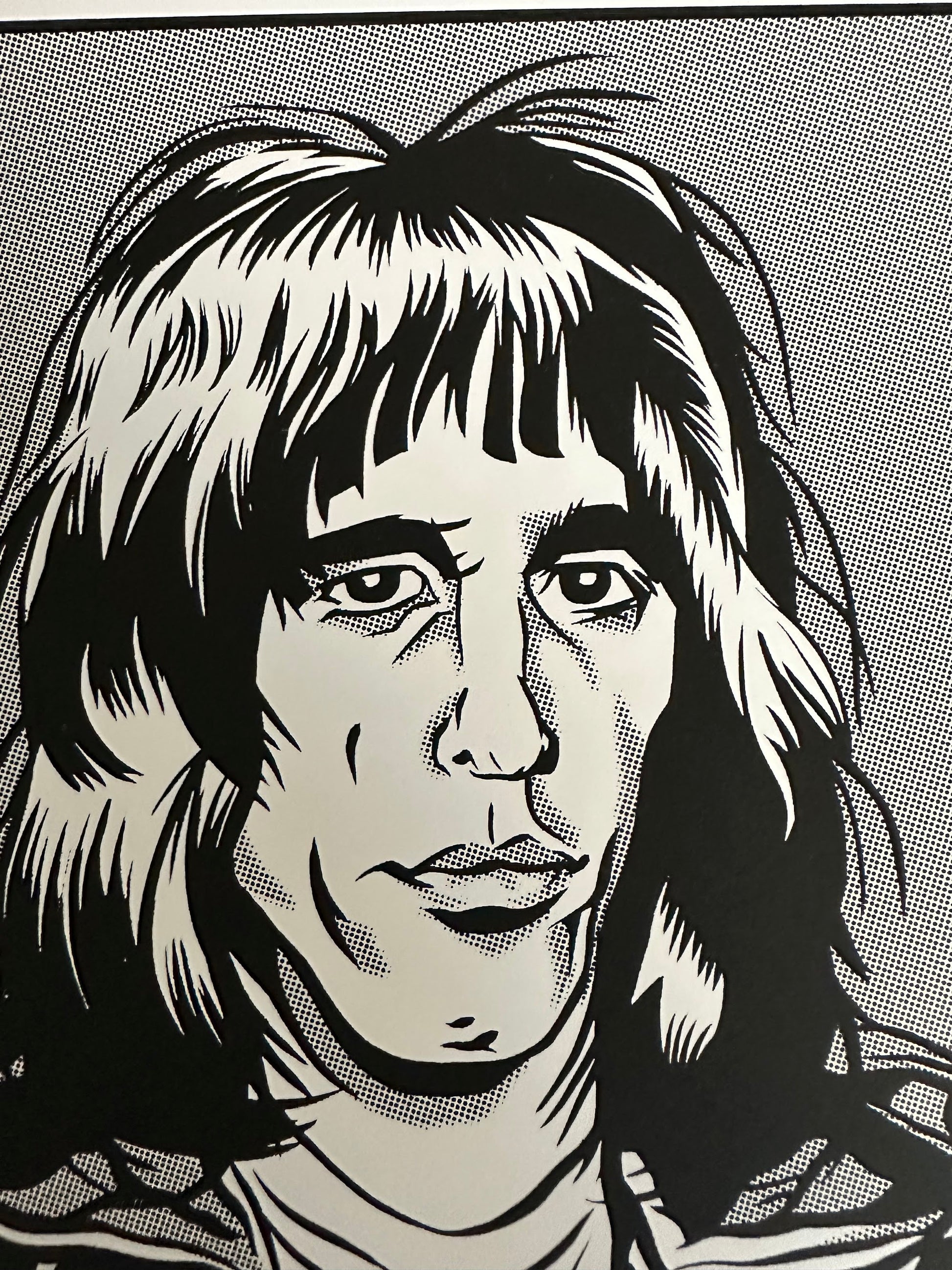 Brian Crabaugh – Marky Ramone Class of 1979 Portrait, 9 x 12 in, art print, image 2
