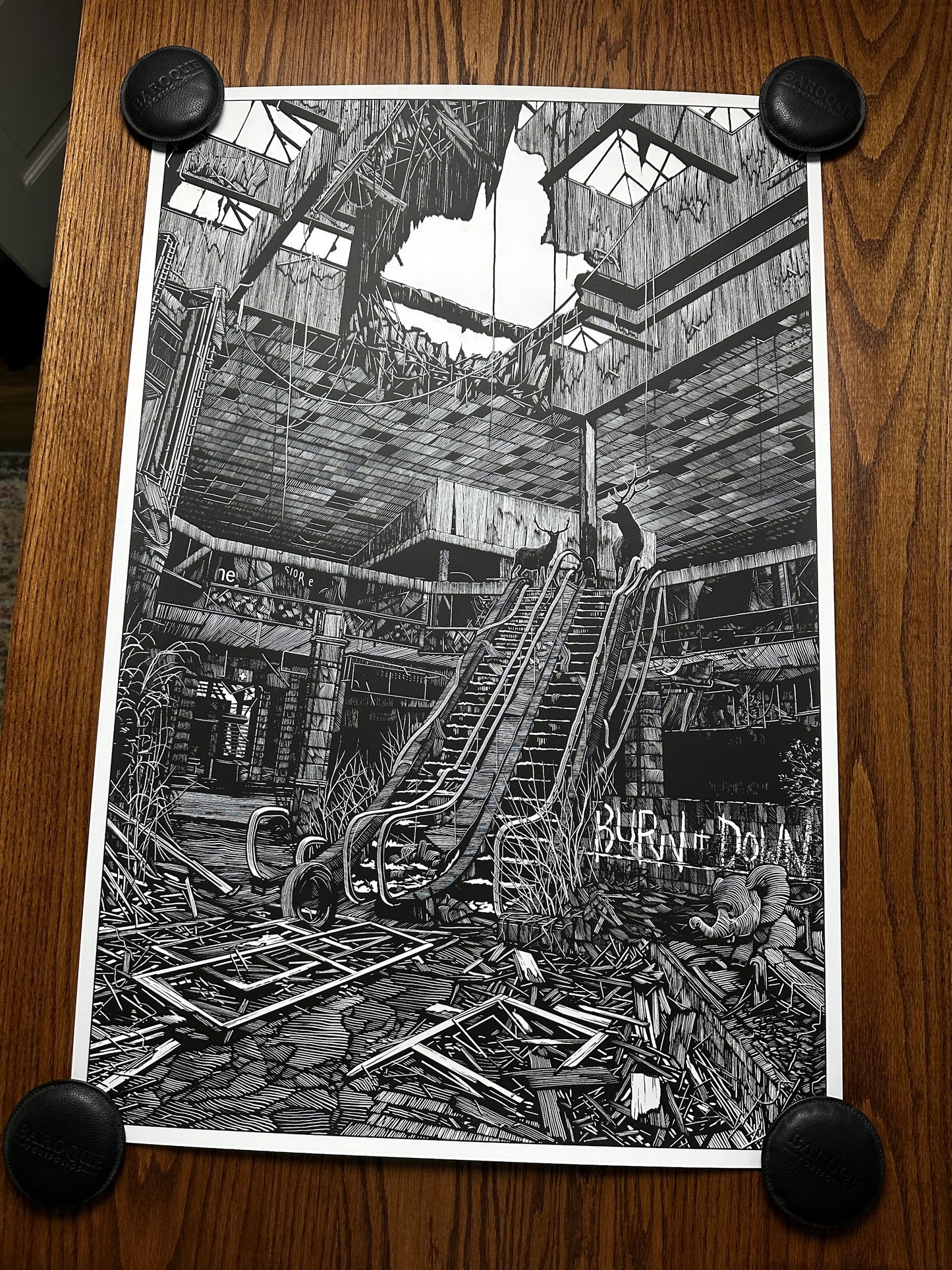 Daniel Danger – Abandoned Apocalyptic Building, 24 x 36 in, poster